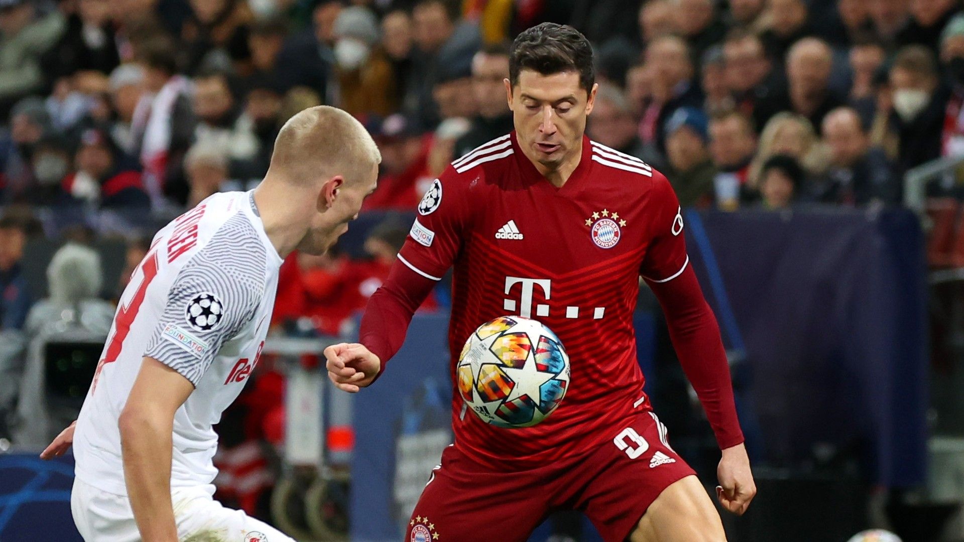 Robert Lewandowski FC Bayern Salzburg Champions League 16022022