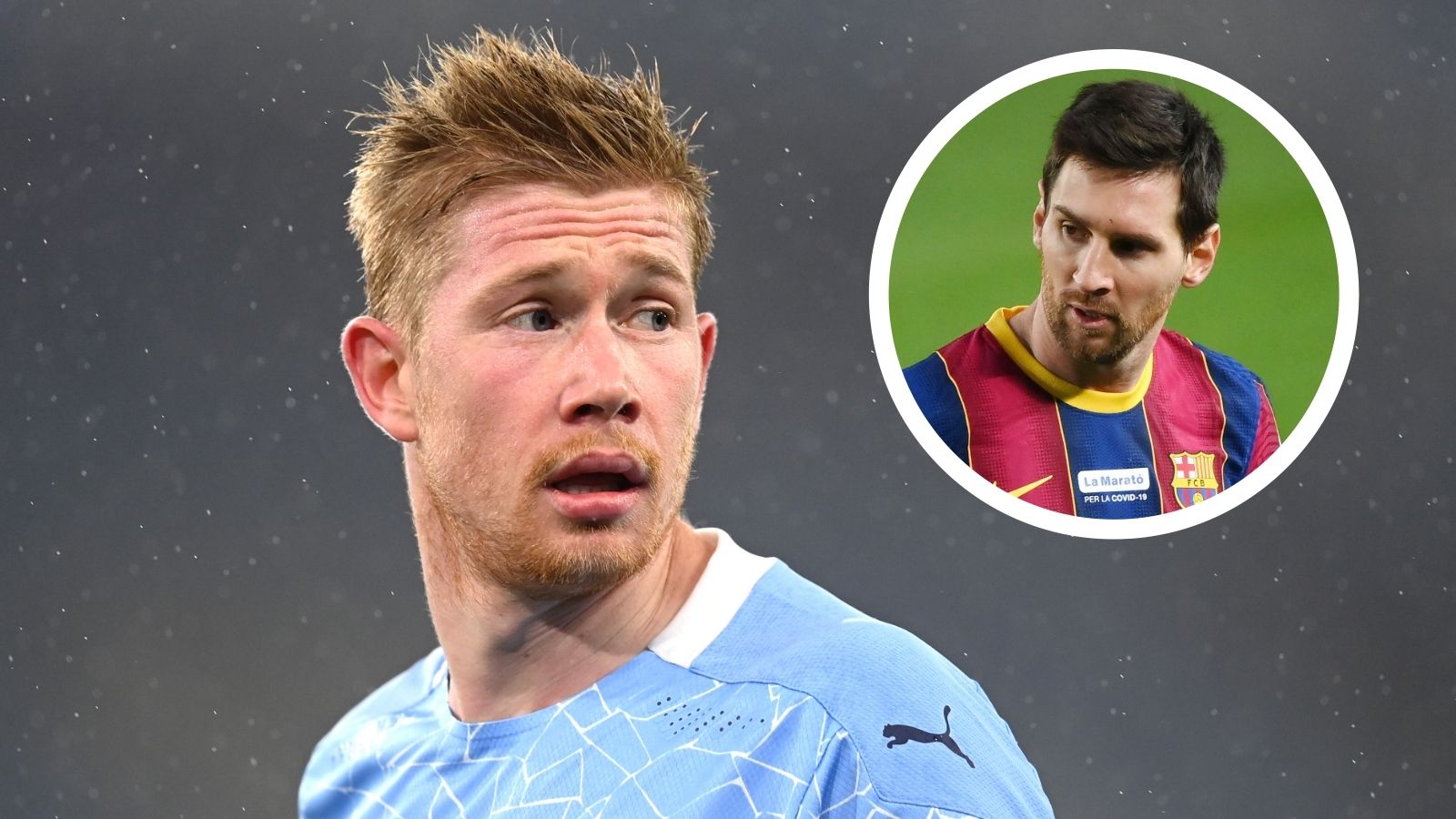 Kevin De Bruyne Lionel Messi