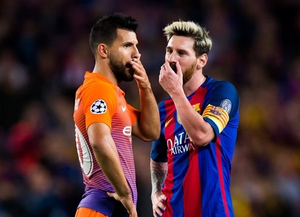 Aguero, Messi