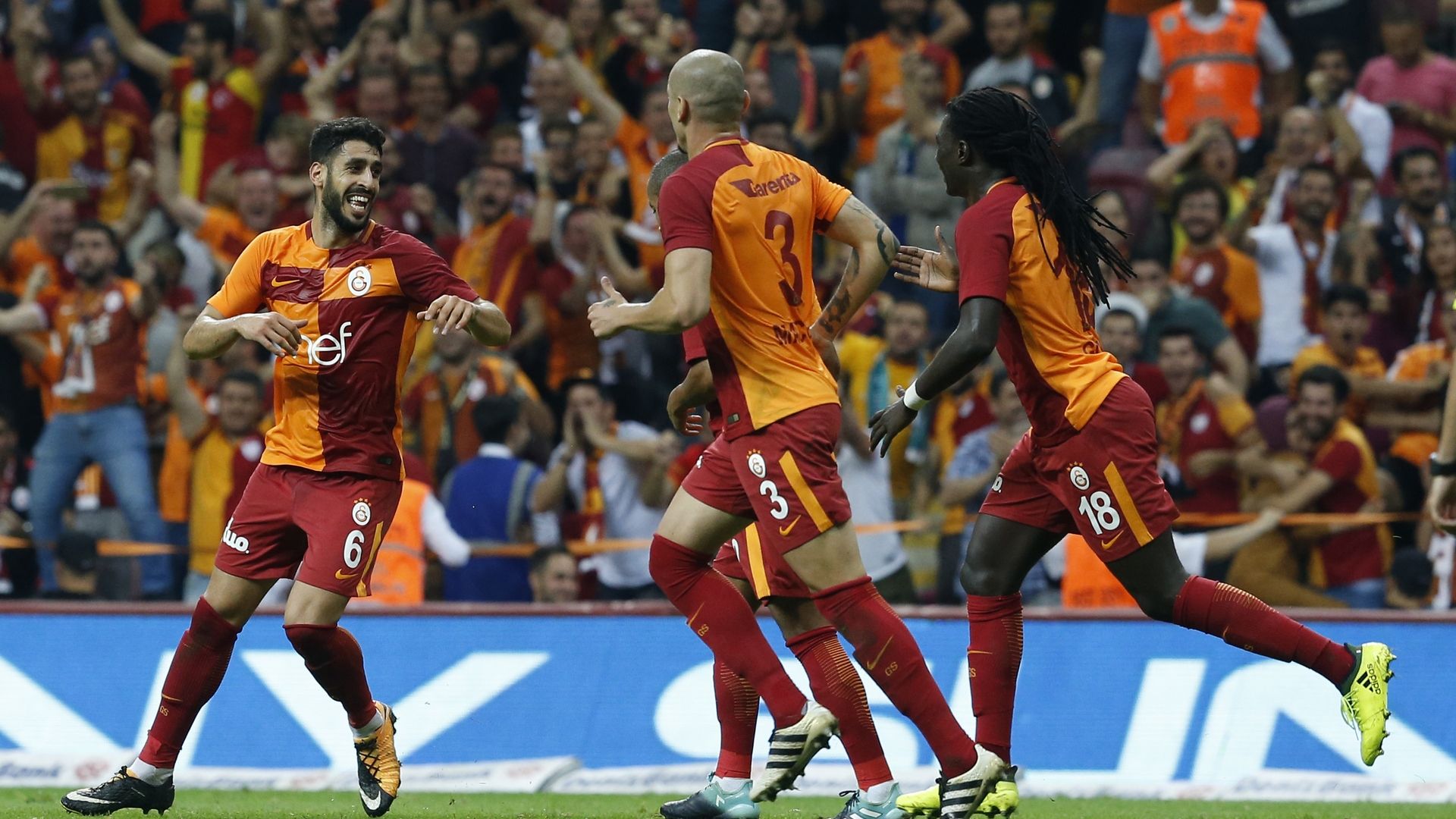 Galatasaray goal celebration 2582017