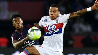Memphis Depay Presnel Kimpembe PSG Lyon Ligue 1 17092017