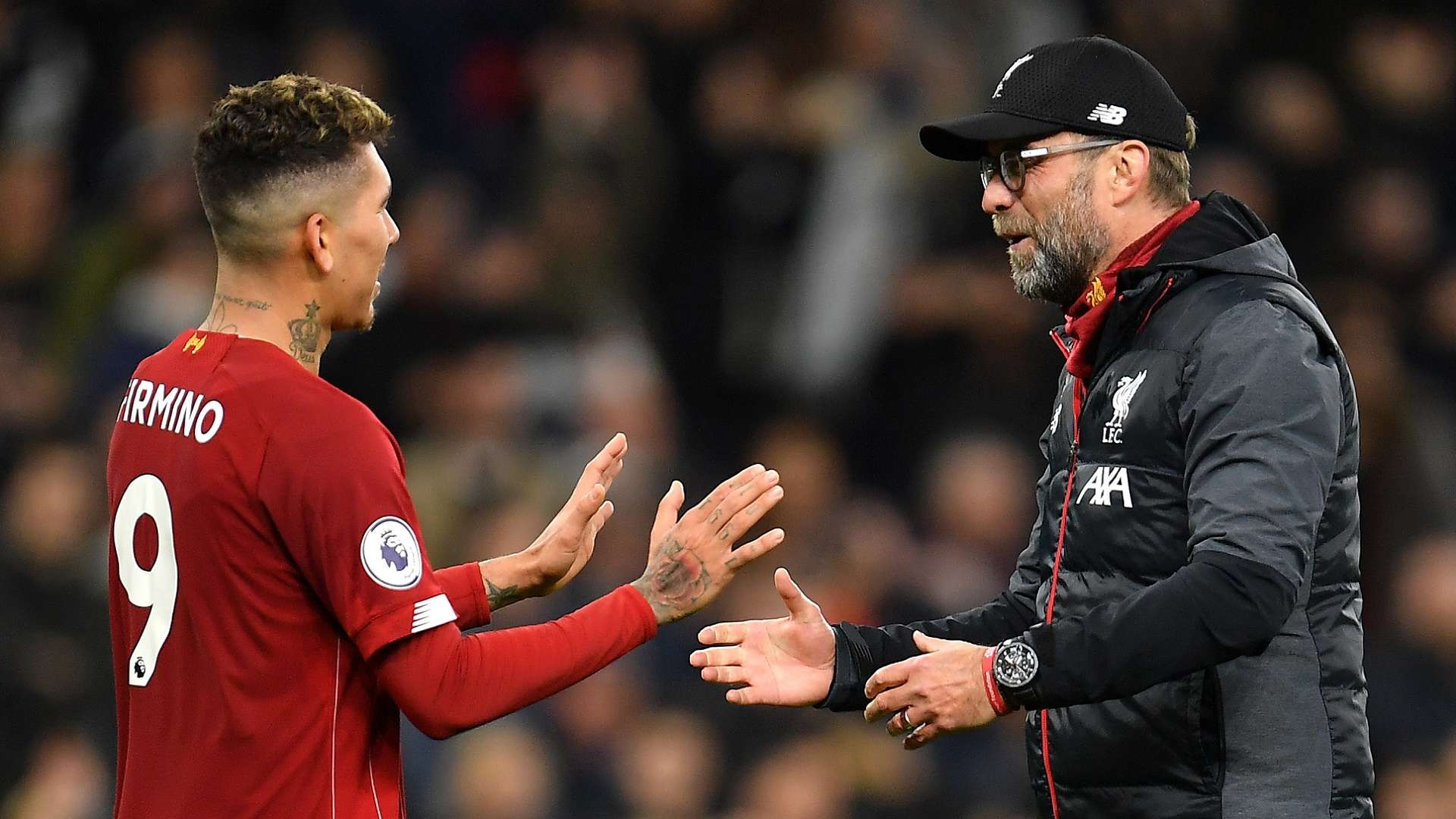 2020-01-12 Firmino Klopp Liverpool