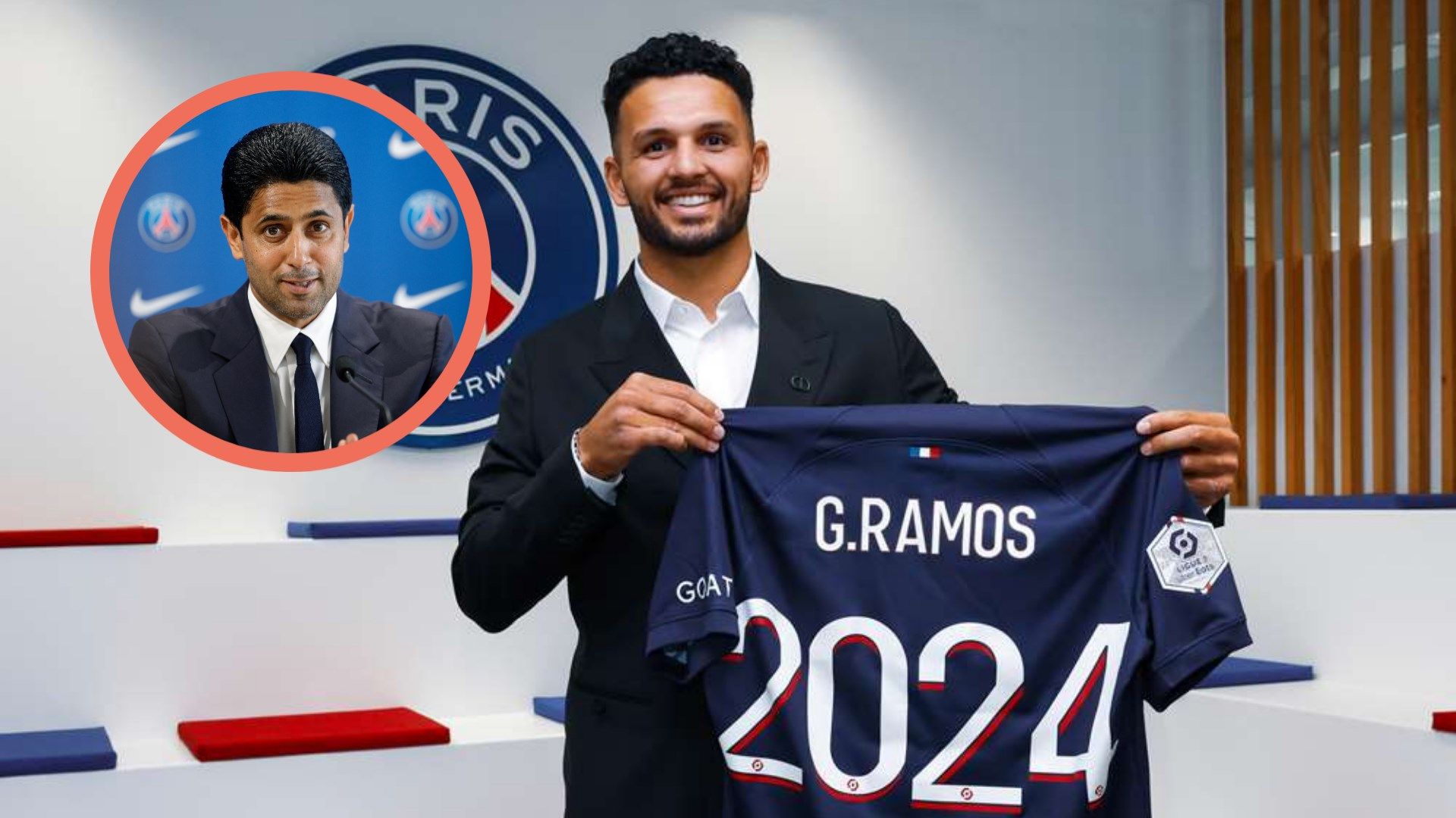 Gonçalo Ramos, Nasser Al-Khelaifi GFX