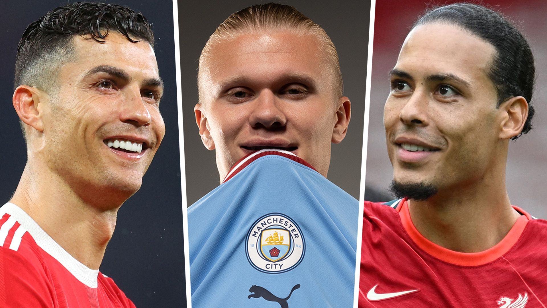 Cristiano Ronaldo Erling Haaland Virgil van Dijk