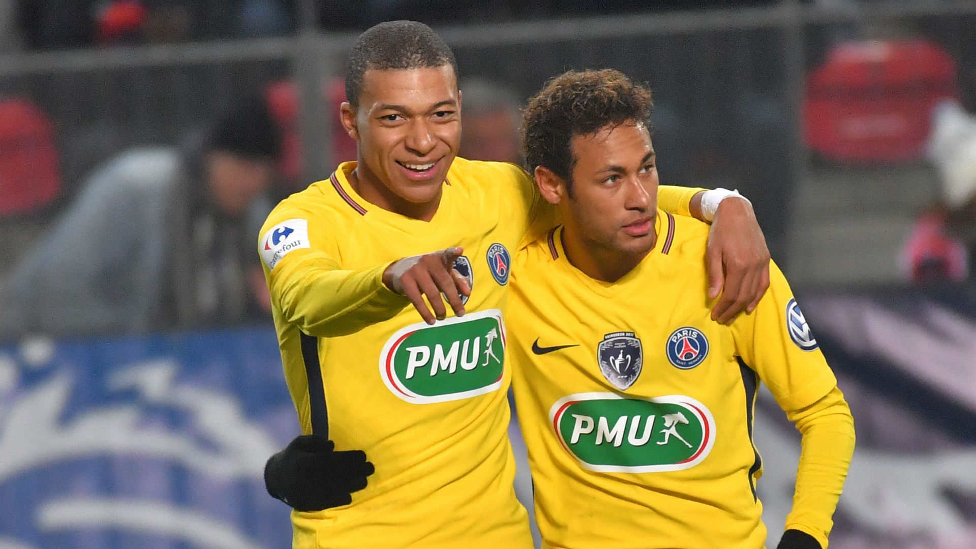 Kylian Mbappe Neymar PSG