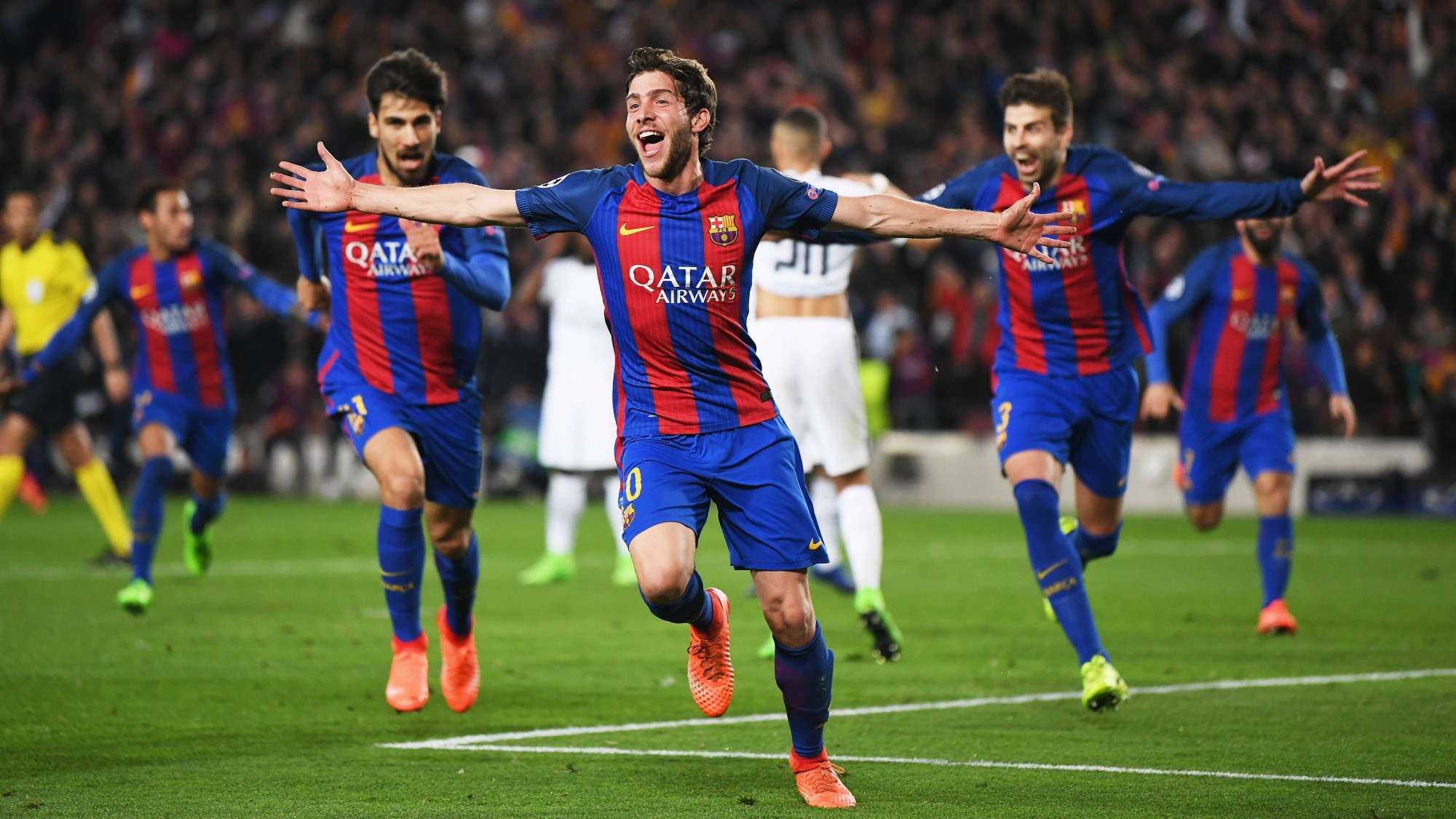 Sergi Roberto Barcelona PSG 2016-17