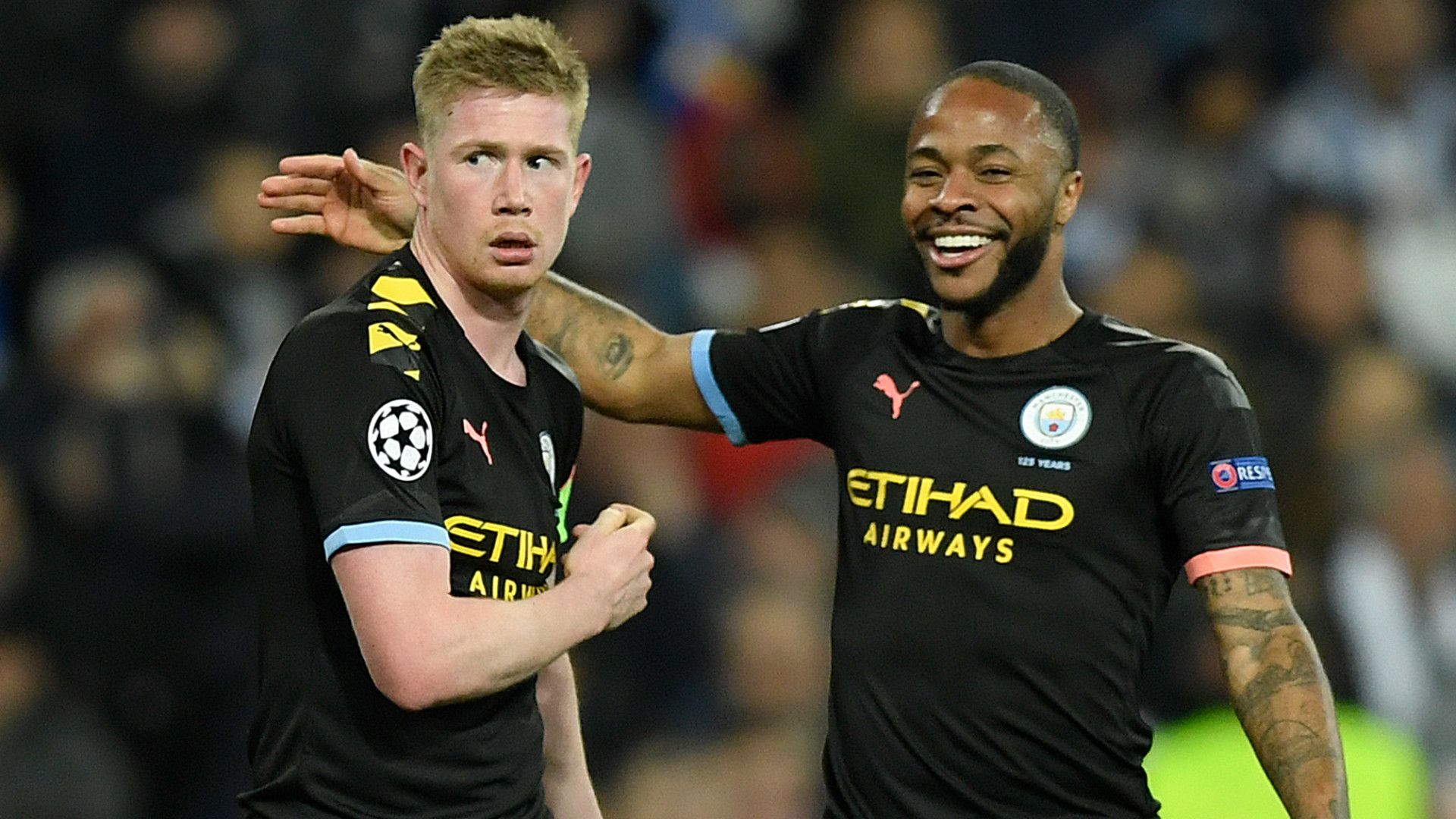 Kevin De Bruyne Raheem Sterling Manchester City 2019-20