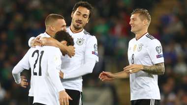 Sebastian Rudy Mats Hummels Joshua Kimmich Toni Kroos Germany 100517