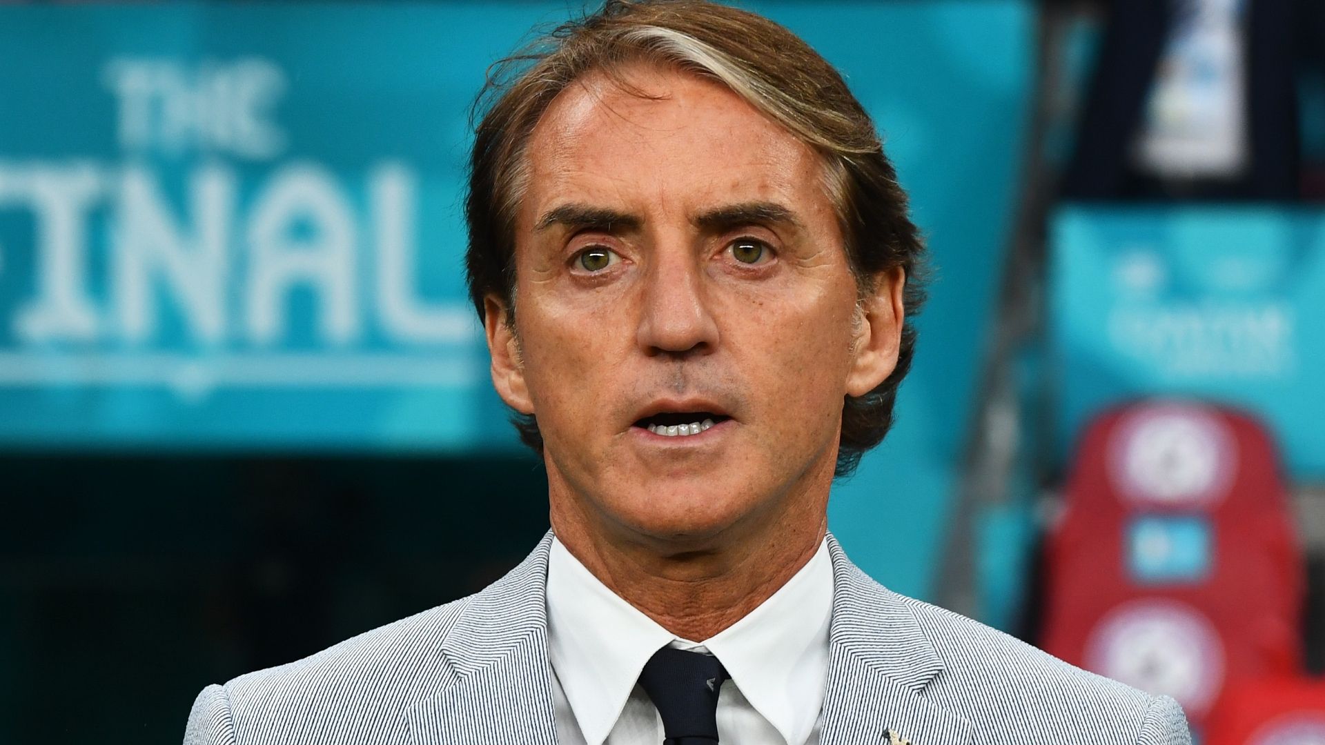 Roberto Mancini Italy England Euro
