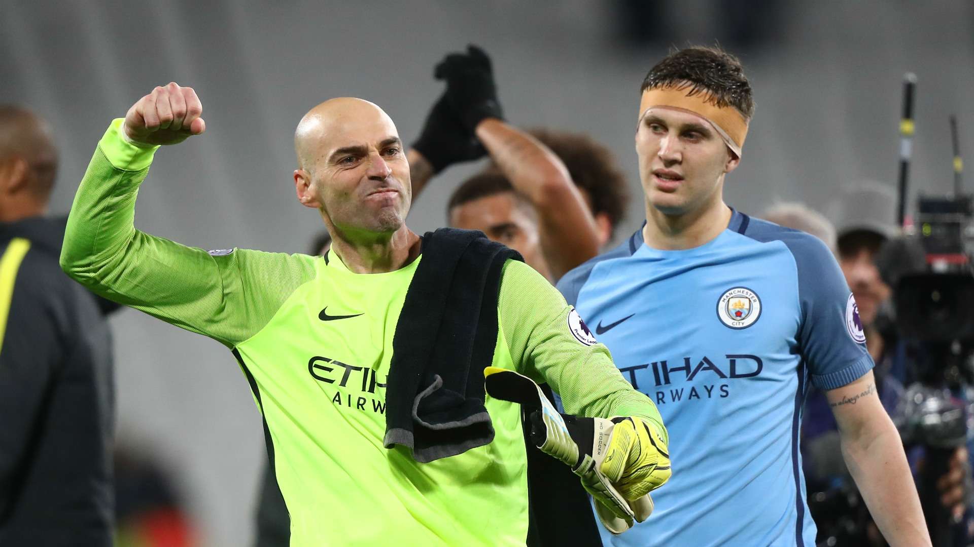 Willy Caballero John Stones Manchester City 01022017