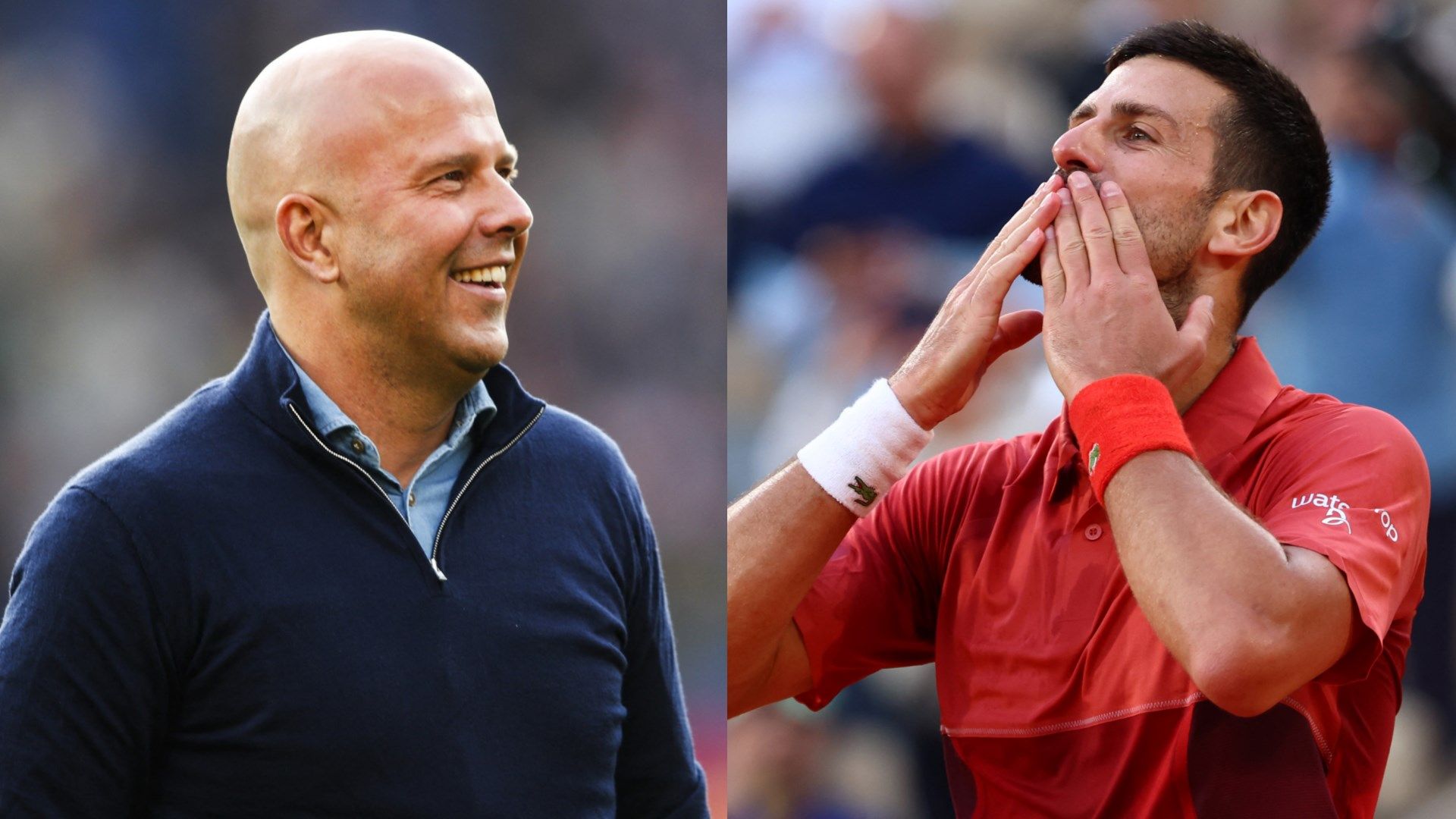 Arne Slot Novak Djokovic split 2024