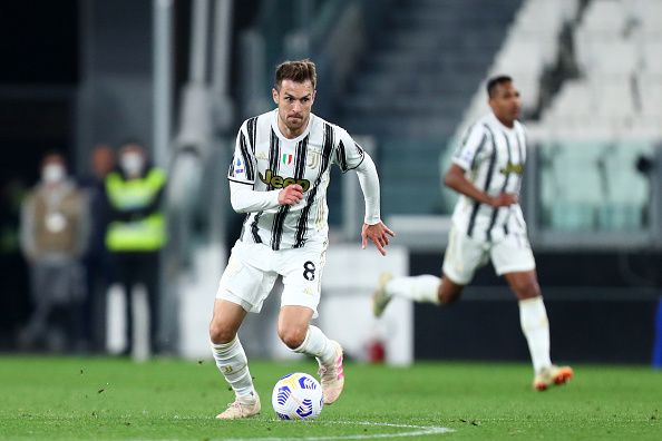 Aaron Ramsey at Serie A /08/02/2021