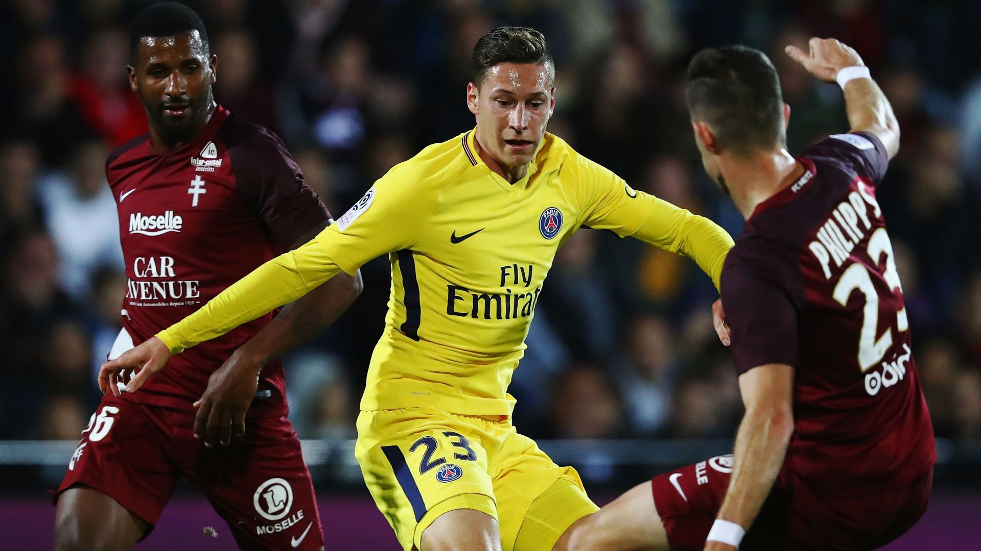 Julian Draxler Metz PSG Ligue 1 08092017