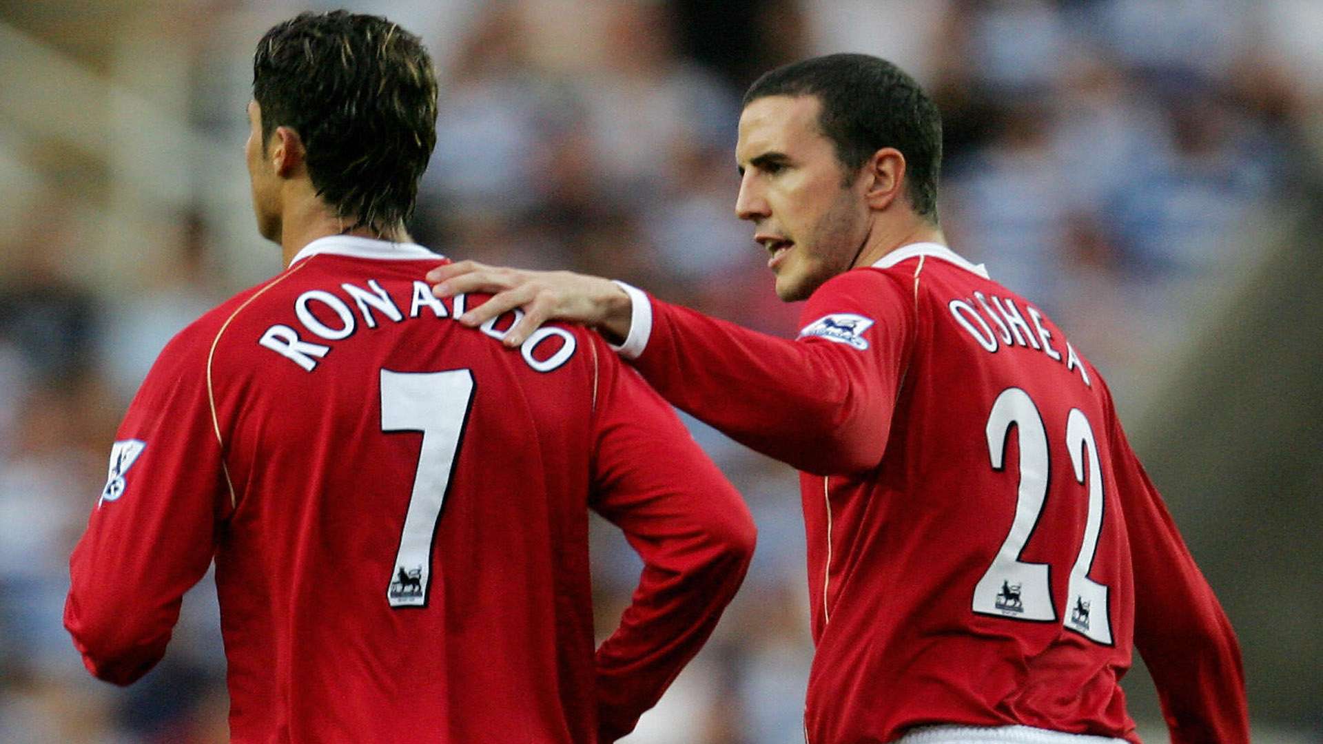John O'Shea Cristiano Ronaldo Manchester United