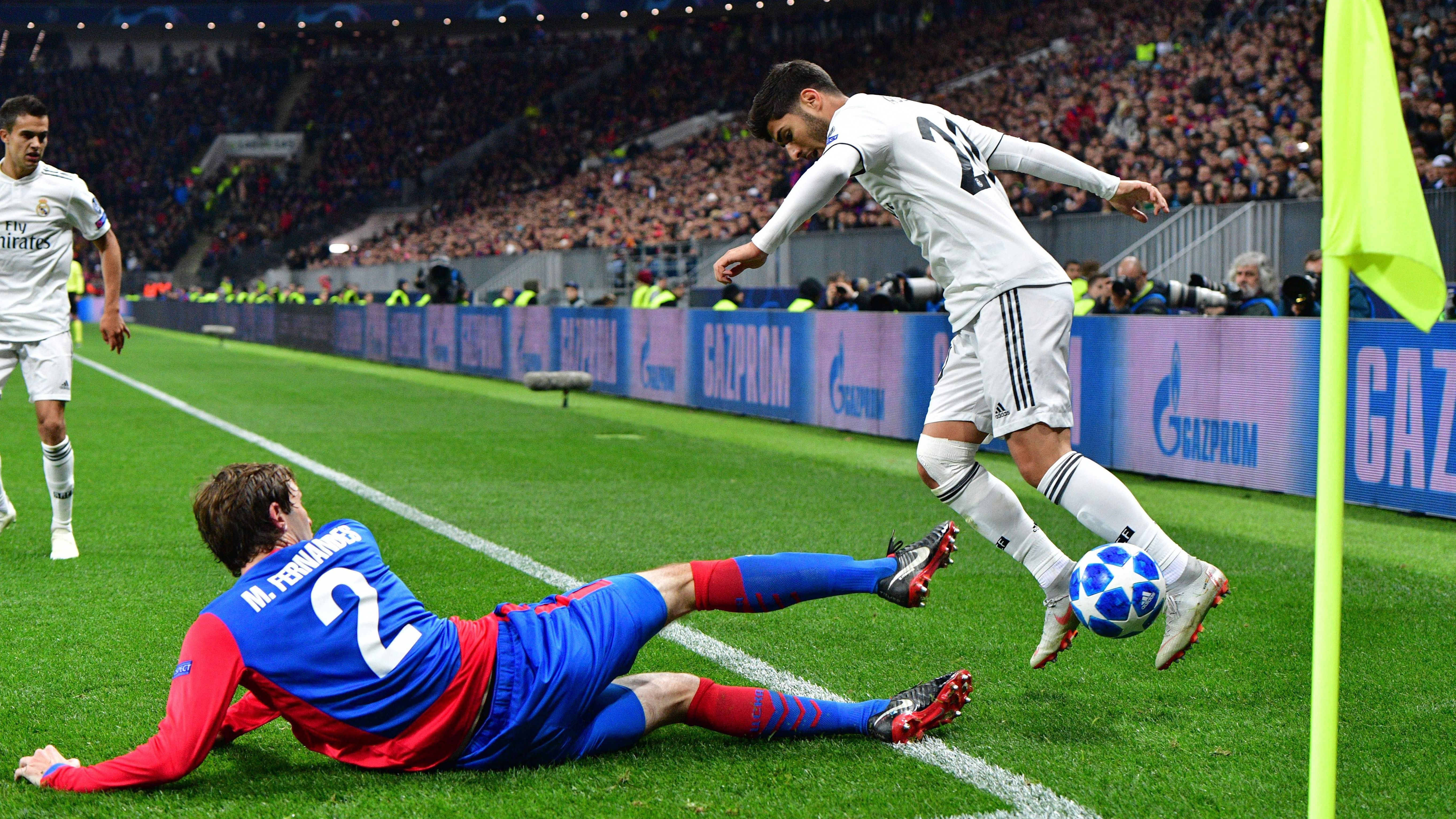 Marco Asensio Mario Fernandes CSKA Moscu Real Madrid UCL 02102018