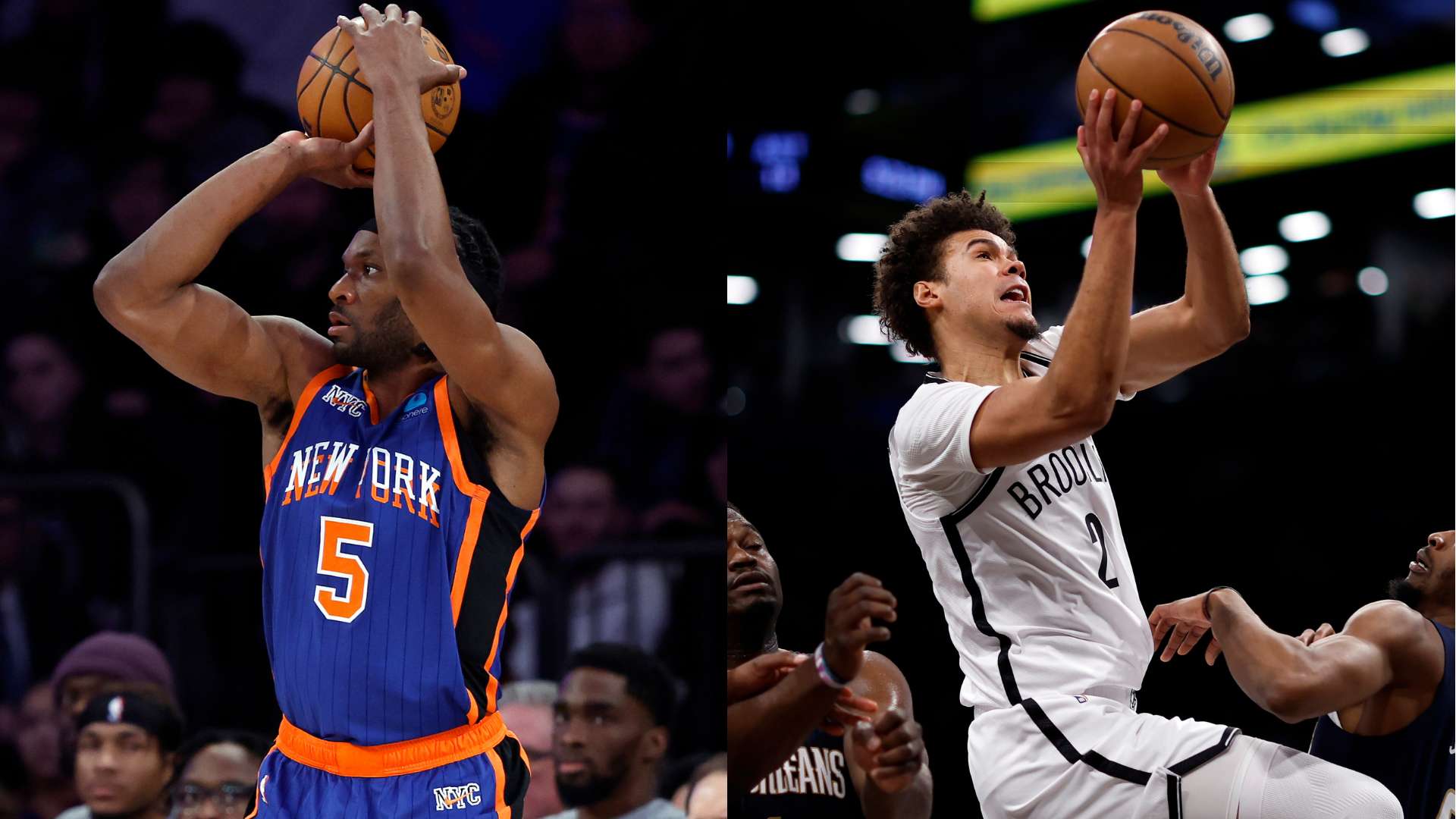 New York Knicks vs Brooklyn Nets NBA game