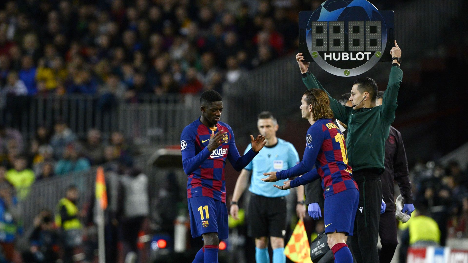 Dembélé Griezmann Barcelona Borussia Dortmund Champions League