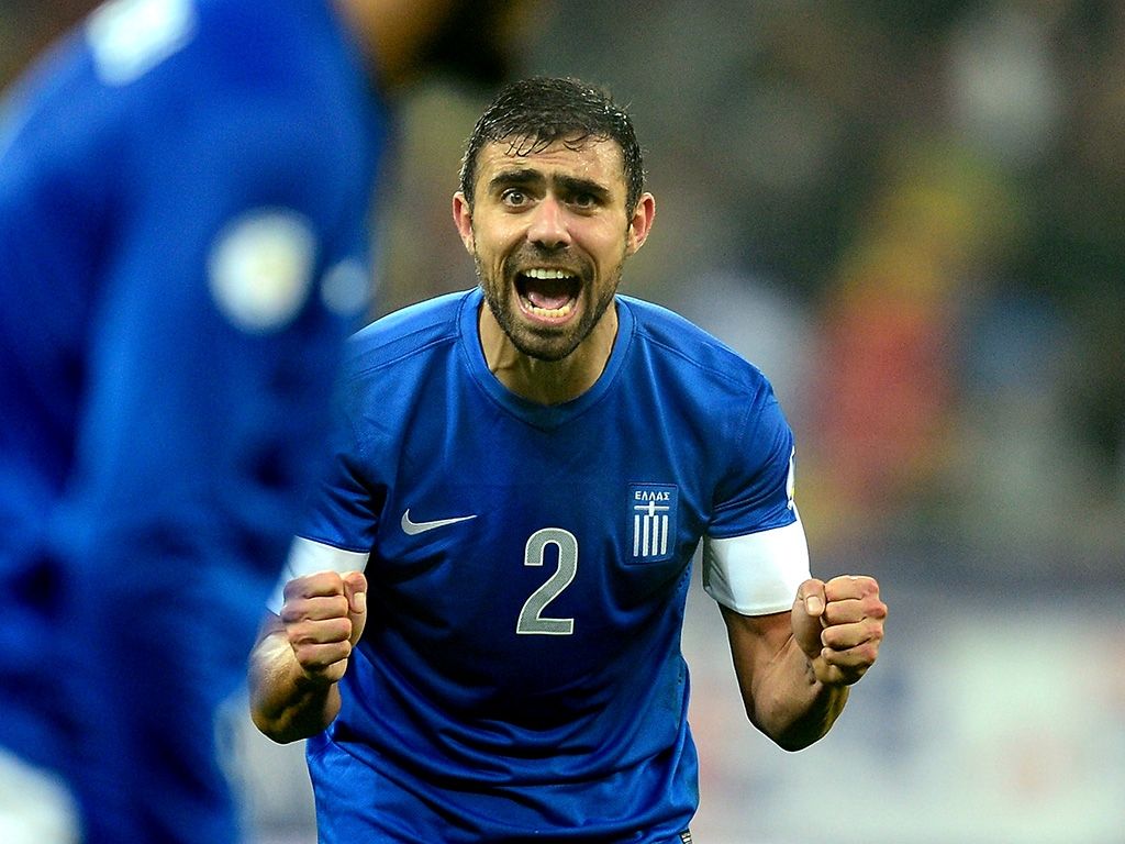 Ioannis Maniatis Greece Romania 2014 World Cup Qualifier Play Off 11192013