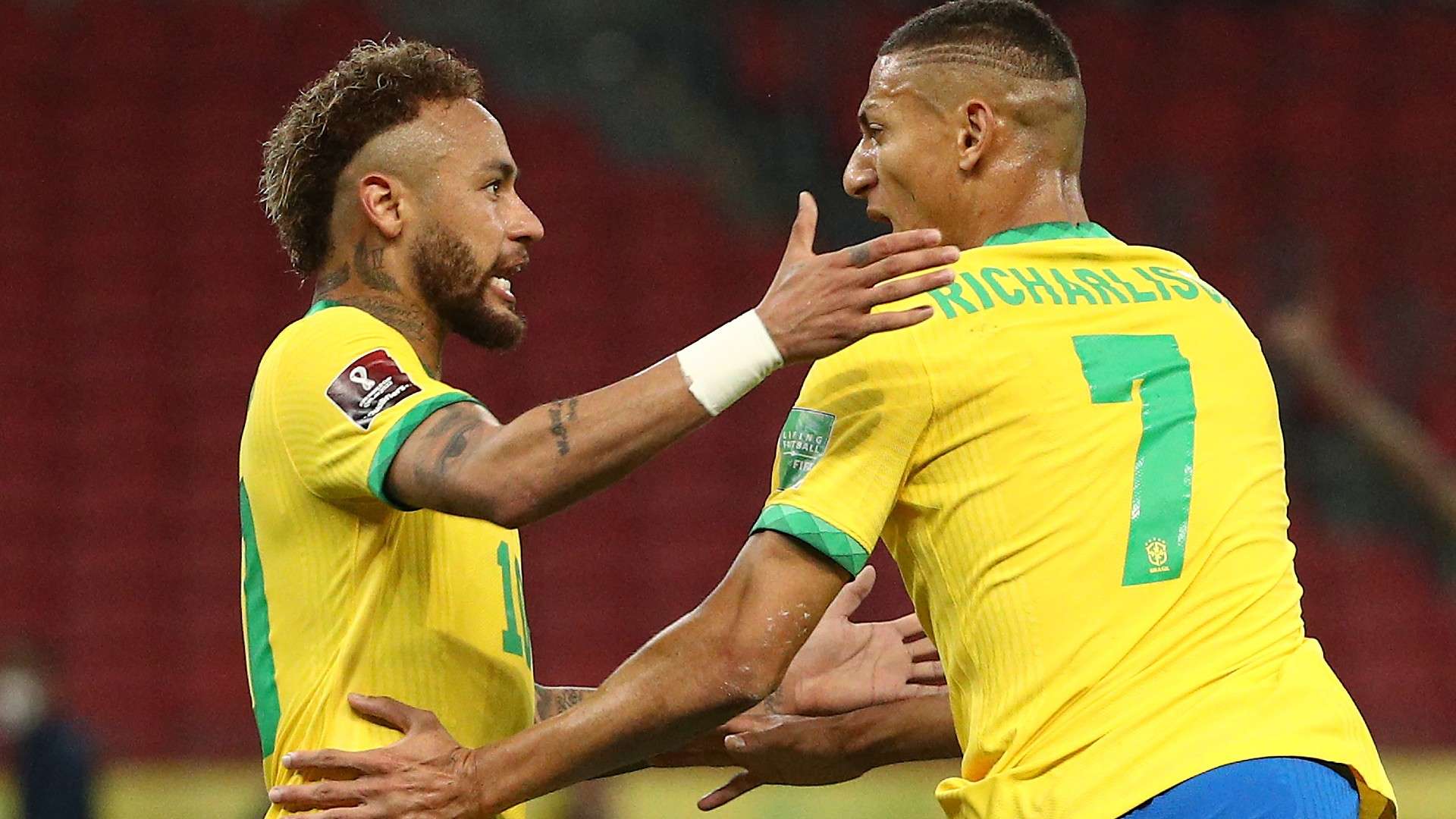 Neymar Richarlison Brasil Equador Eliminatórias 05 06 2021