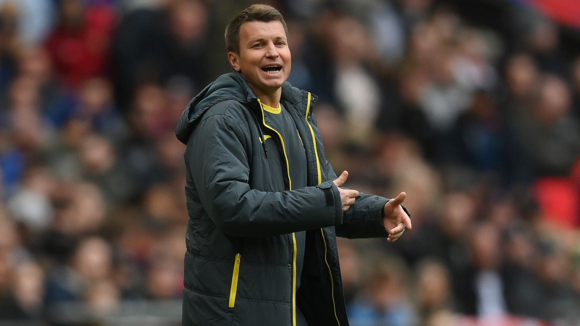 Ukraine coach Ruslan Rotane