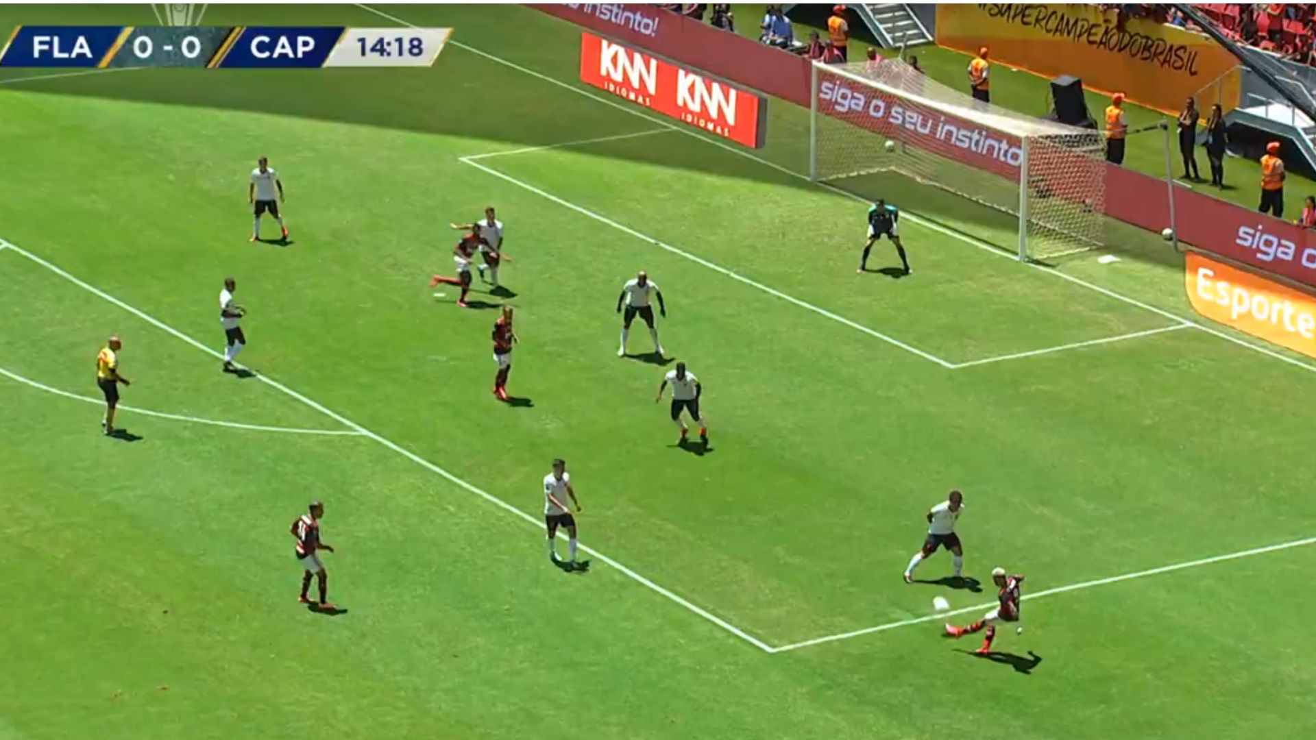 GFX Flamengo gols 1 athletico supercopa 16 02 2020