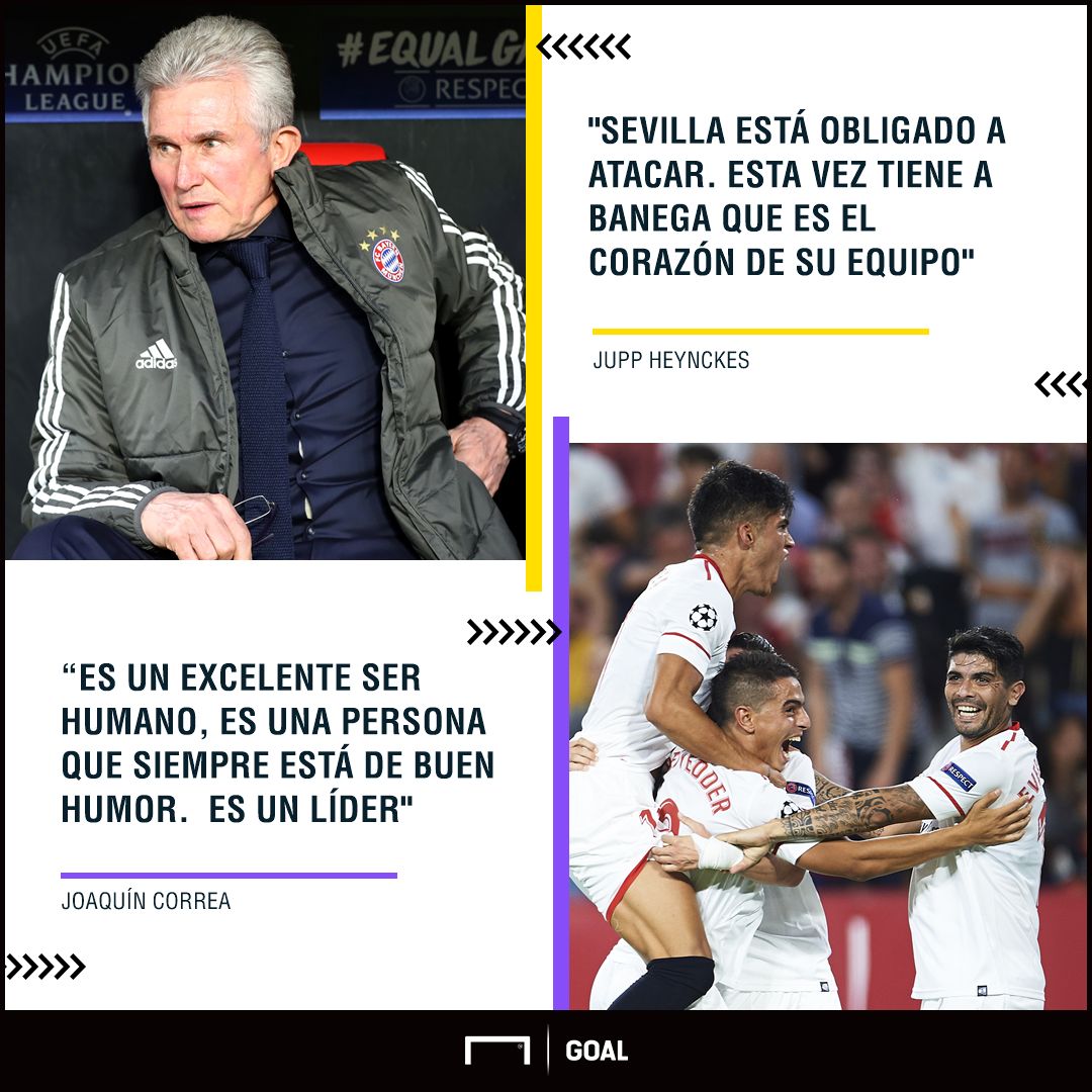 Heynckes y Correa sobre Banega