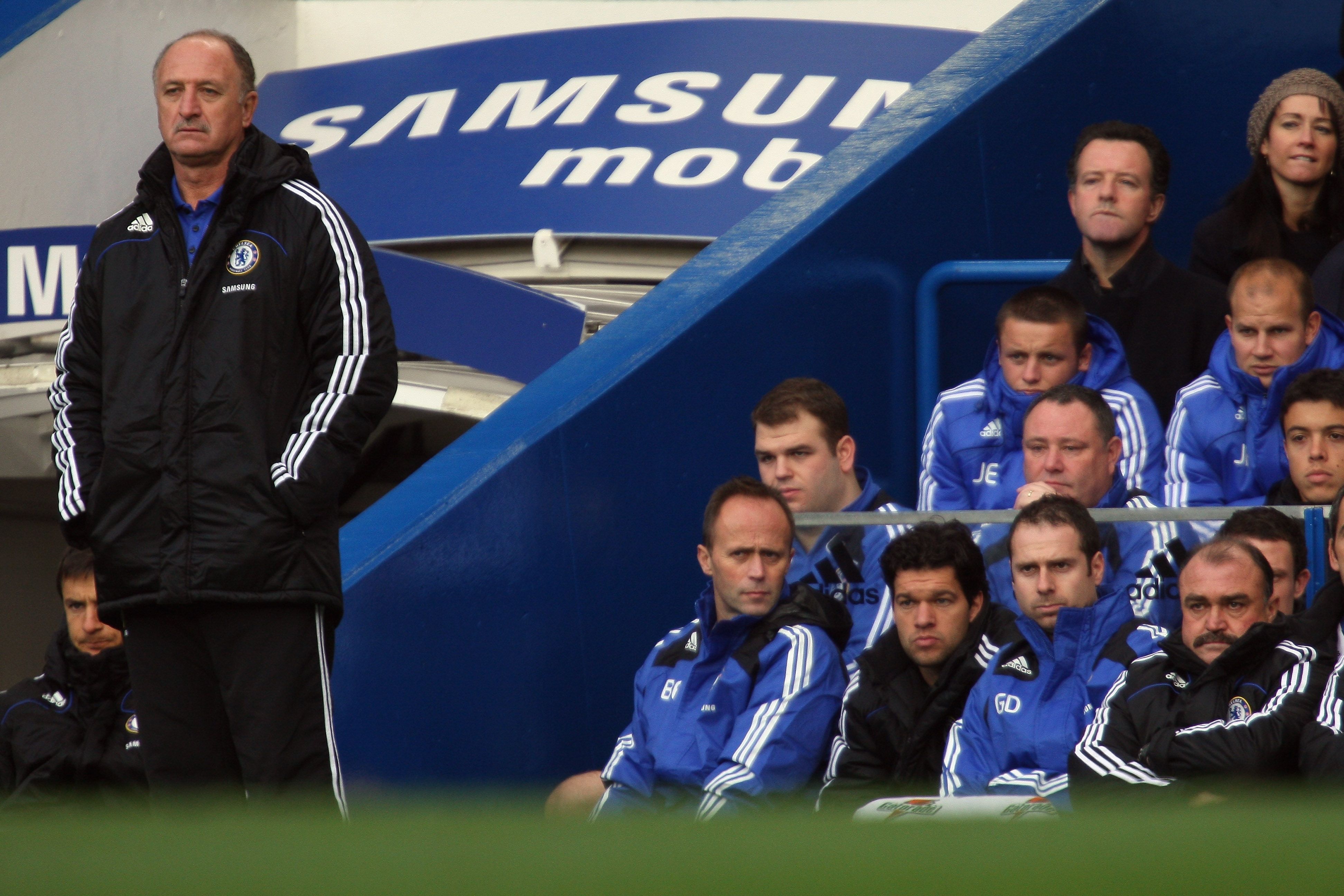 Scolari e Ballack (Chelsea 2008)