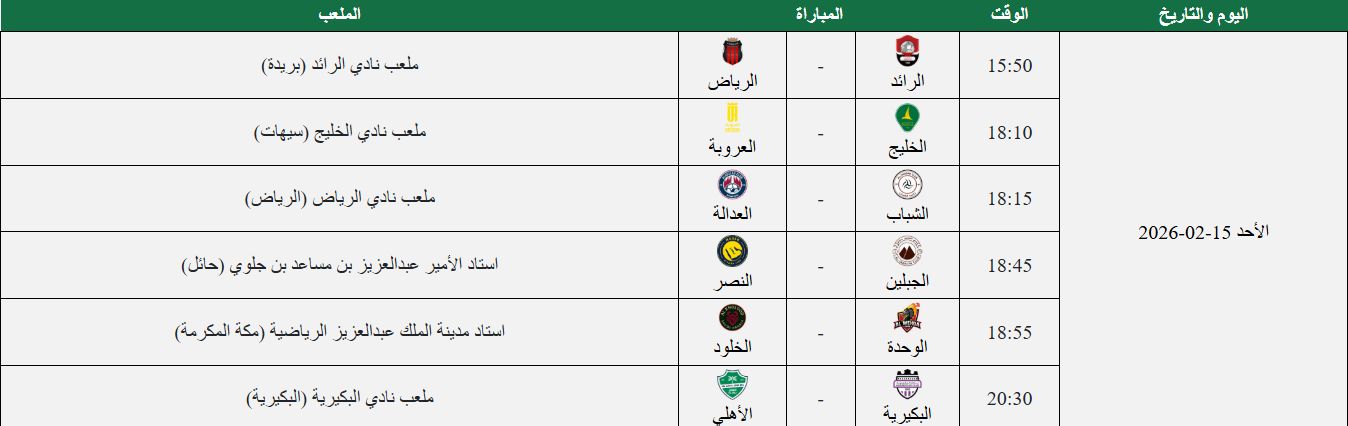 Jawwy Elite League U21