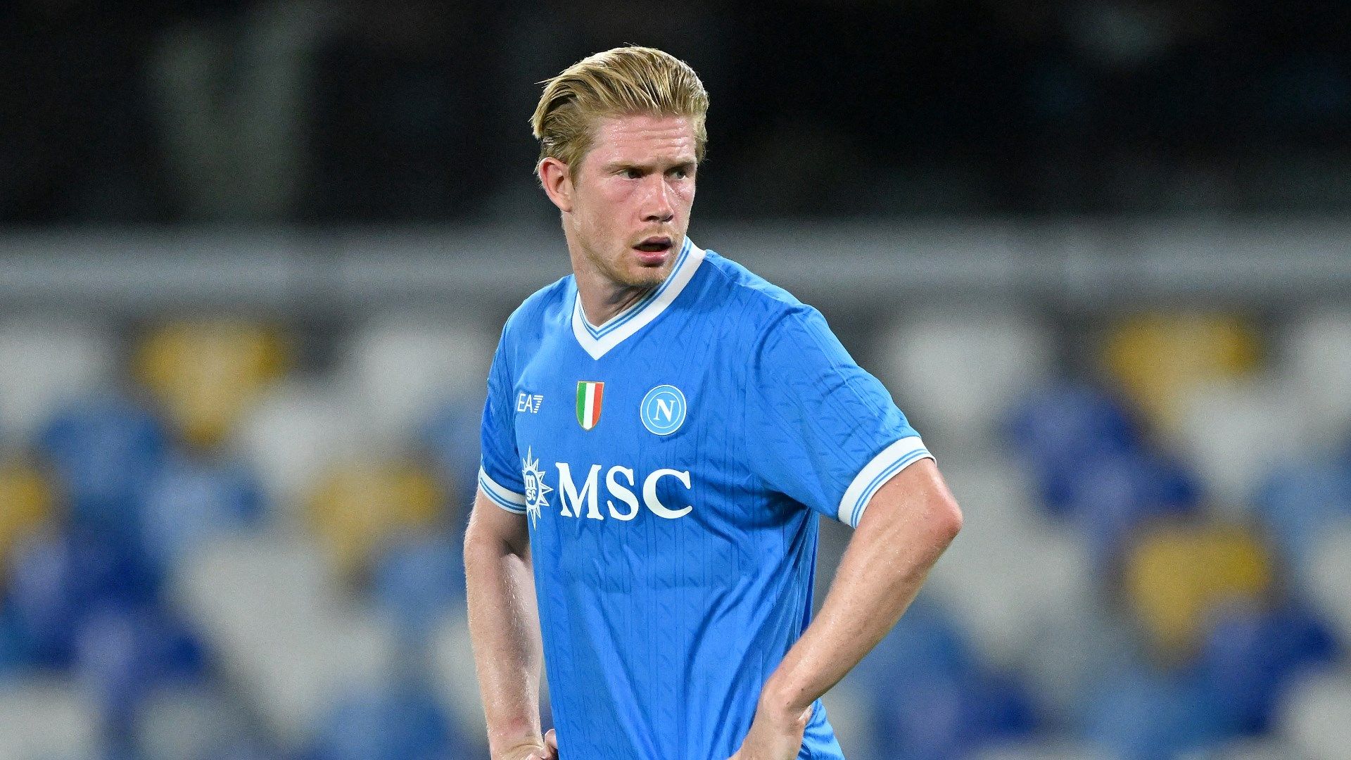 de bruyne napoli 2025 26 espressione torva