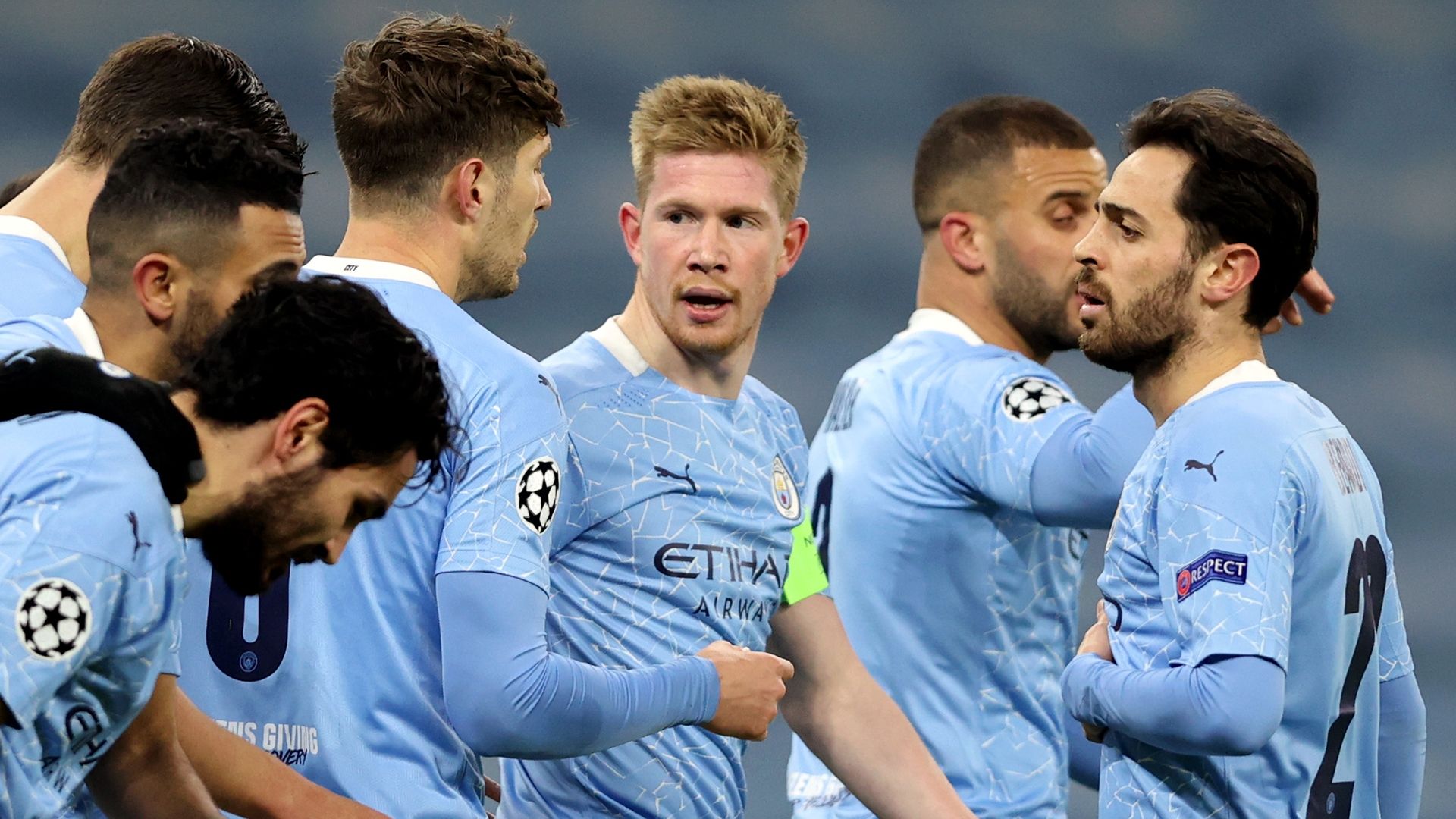 Kevin De Bruyne Manchester City Borussia Dortmund Champions League 2020-21