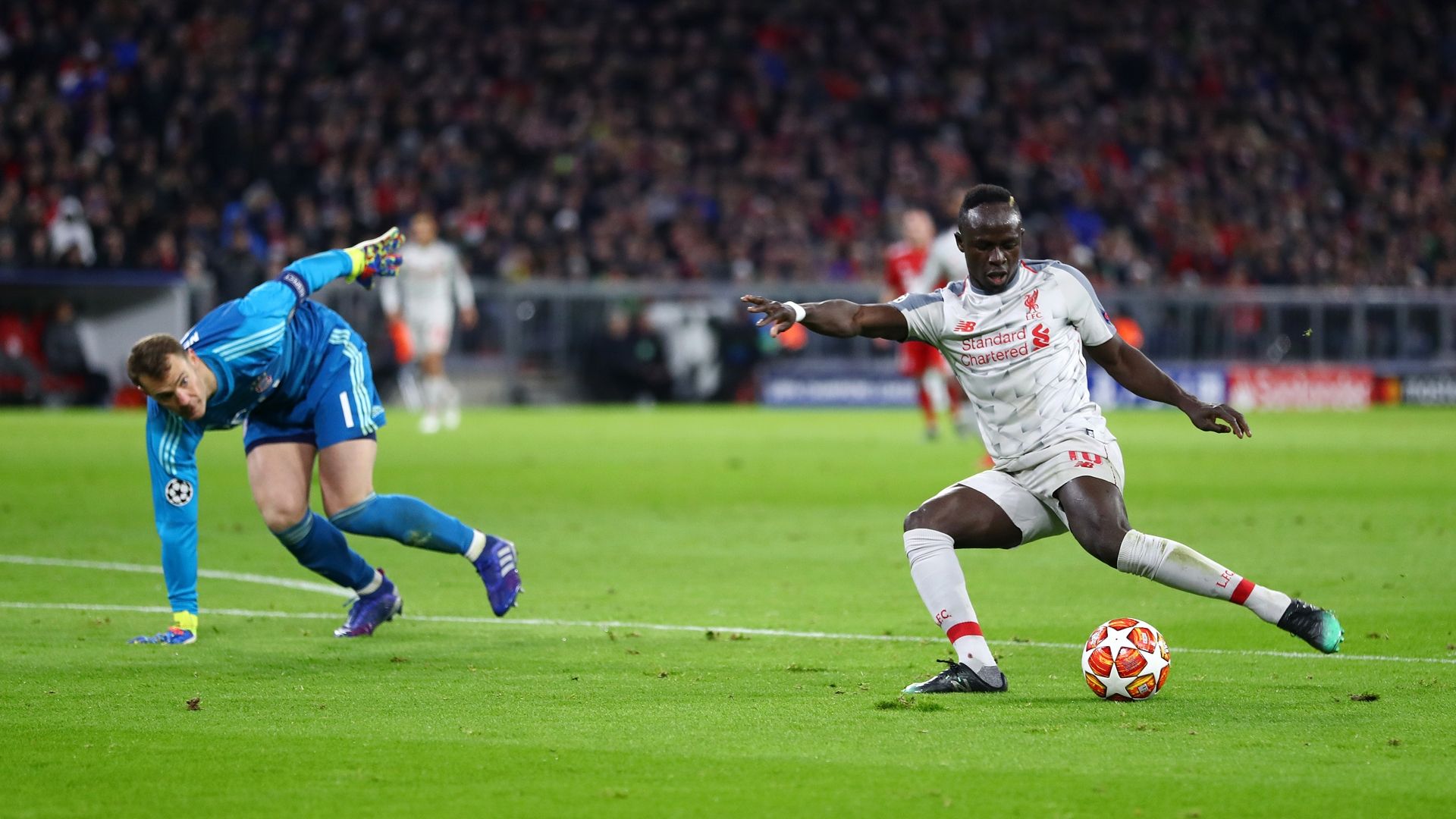 Sadio Mane Manuel Neuer Bayern Liverpool 13032019