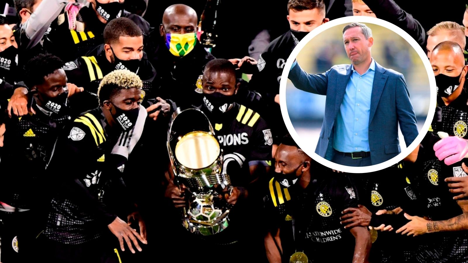 jugadores y cuerpo técnico del columbus crew en 2021