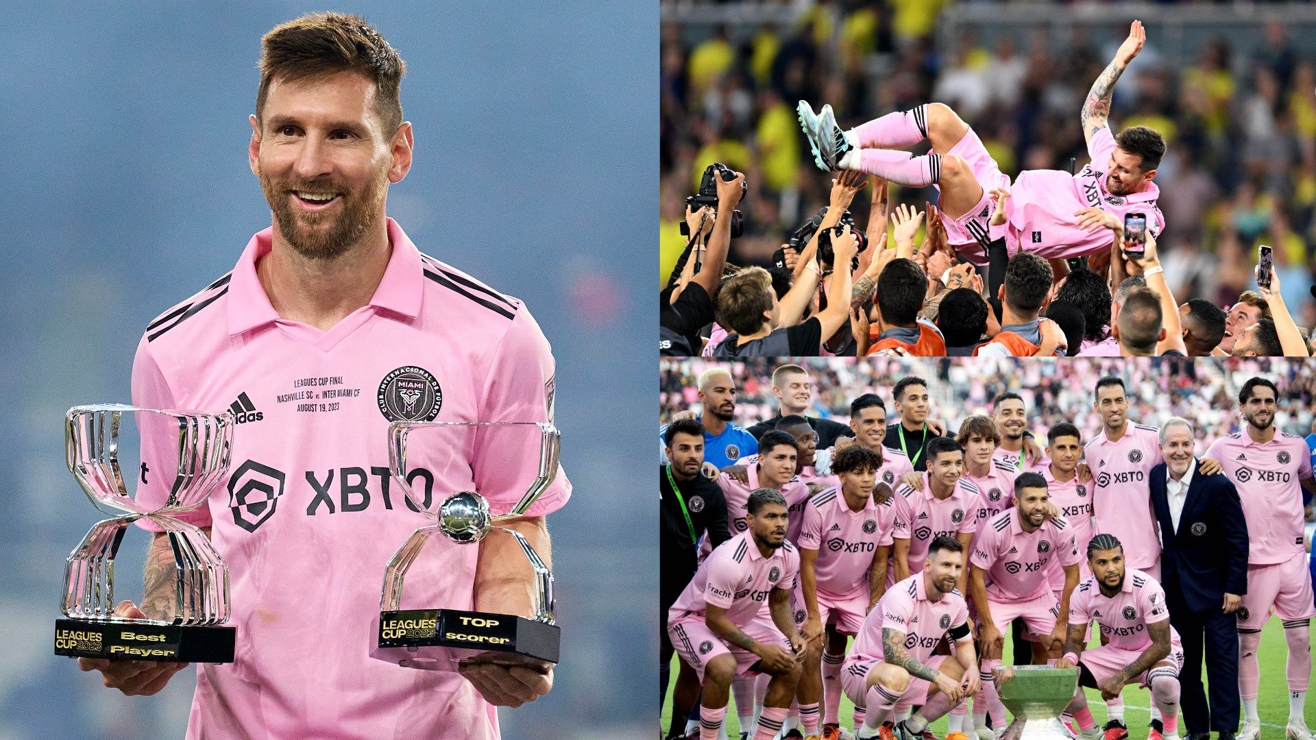 Lionel Messi Inter Miami 2024 Leagues Cup feature Split