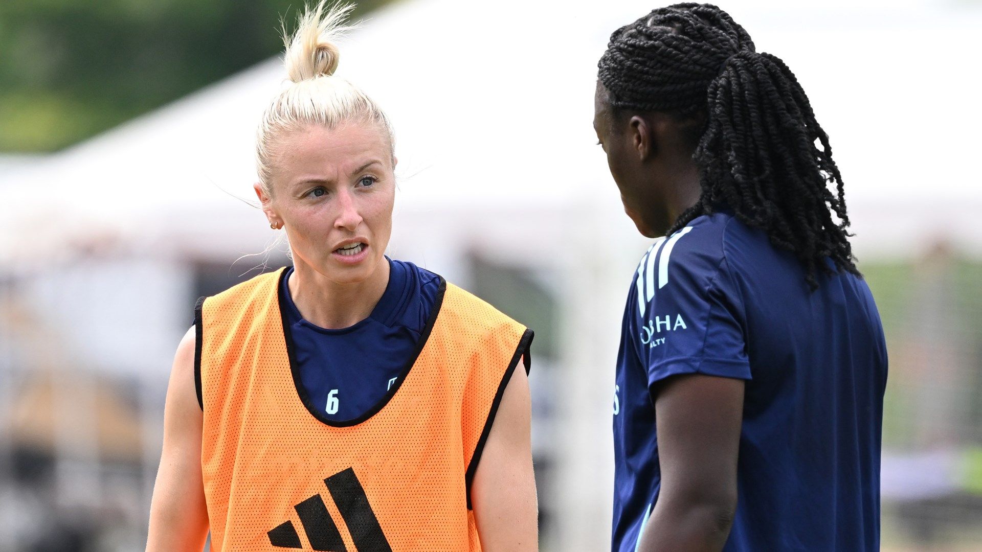 Leah Williamson Michelle Agyemang Arsenal pre-season 2024