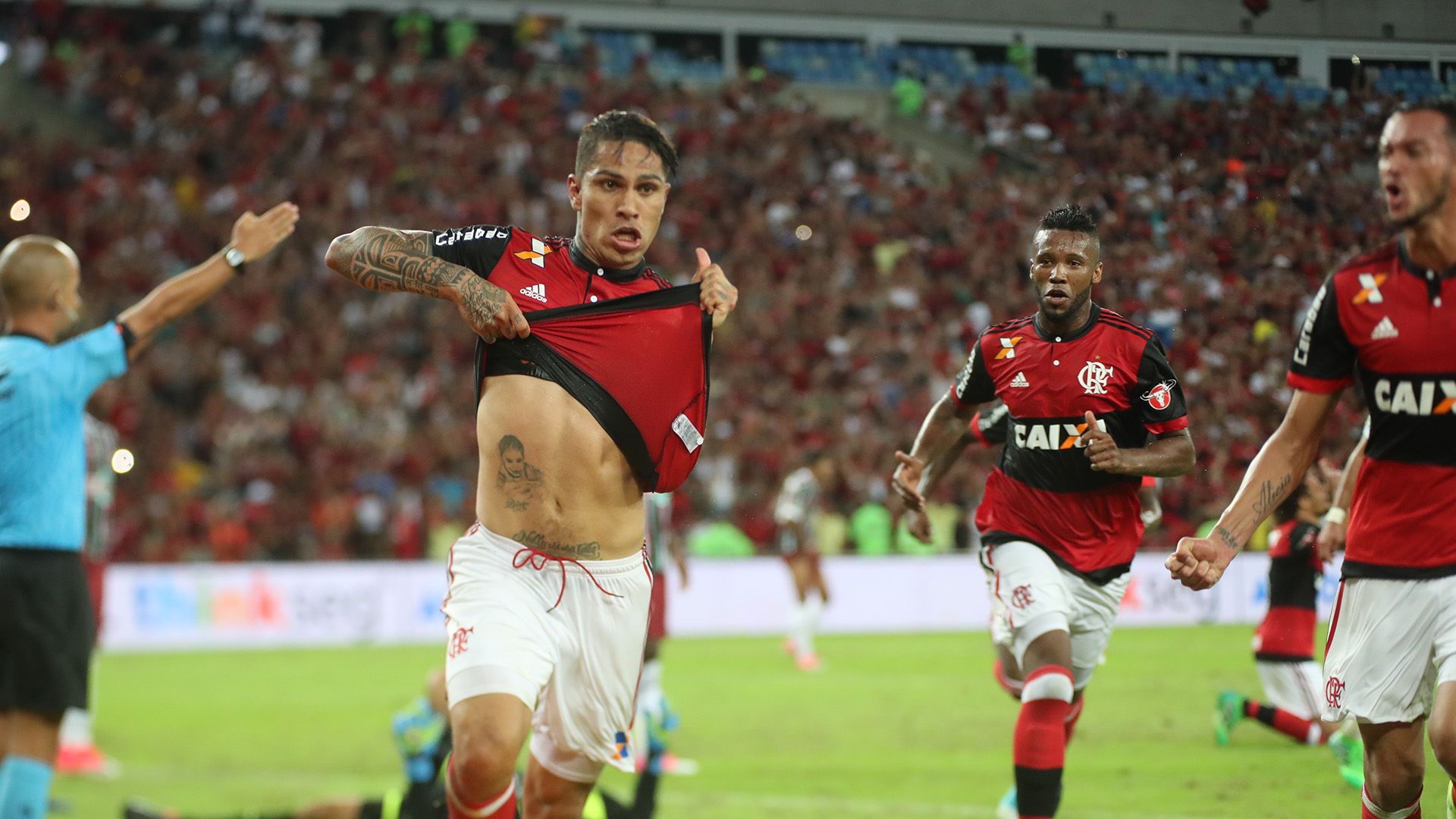 Paolo Guerrero Flamengo Fluminense Carioca 07052017
