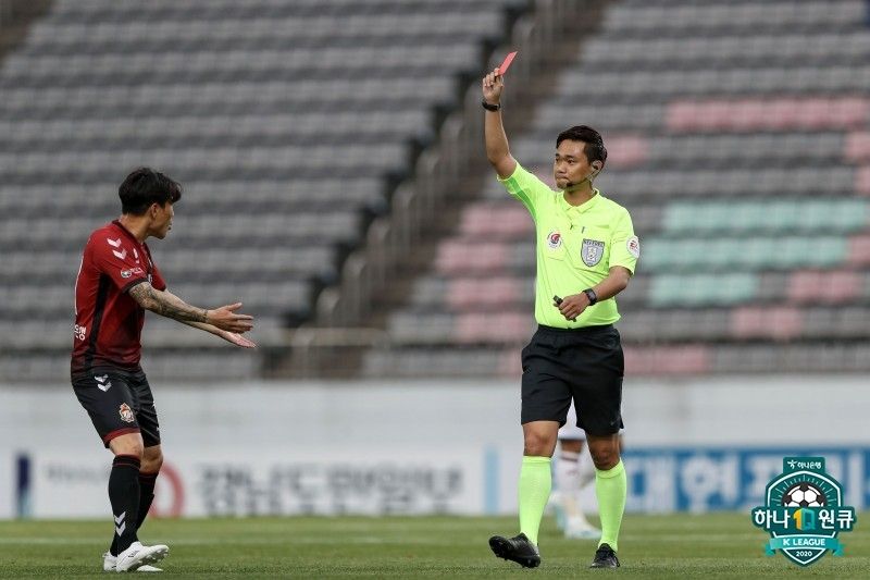 경남 하성민 퇴장