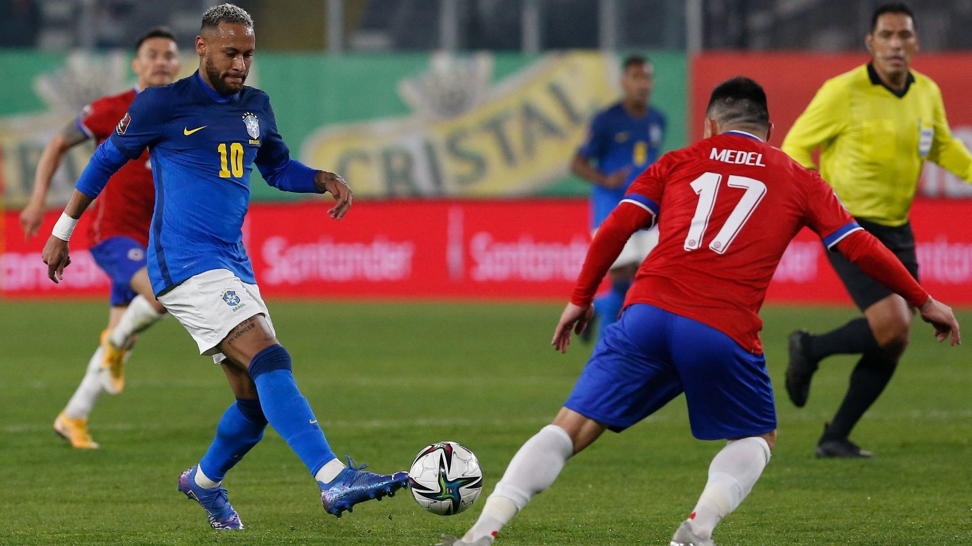 Neymar Brazil Chile 2021