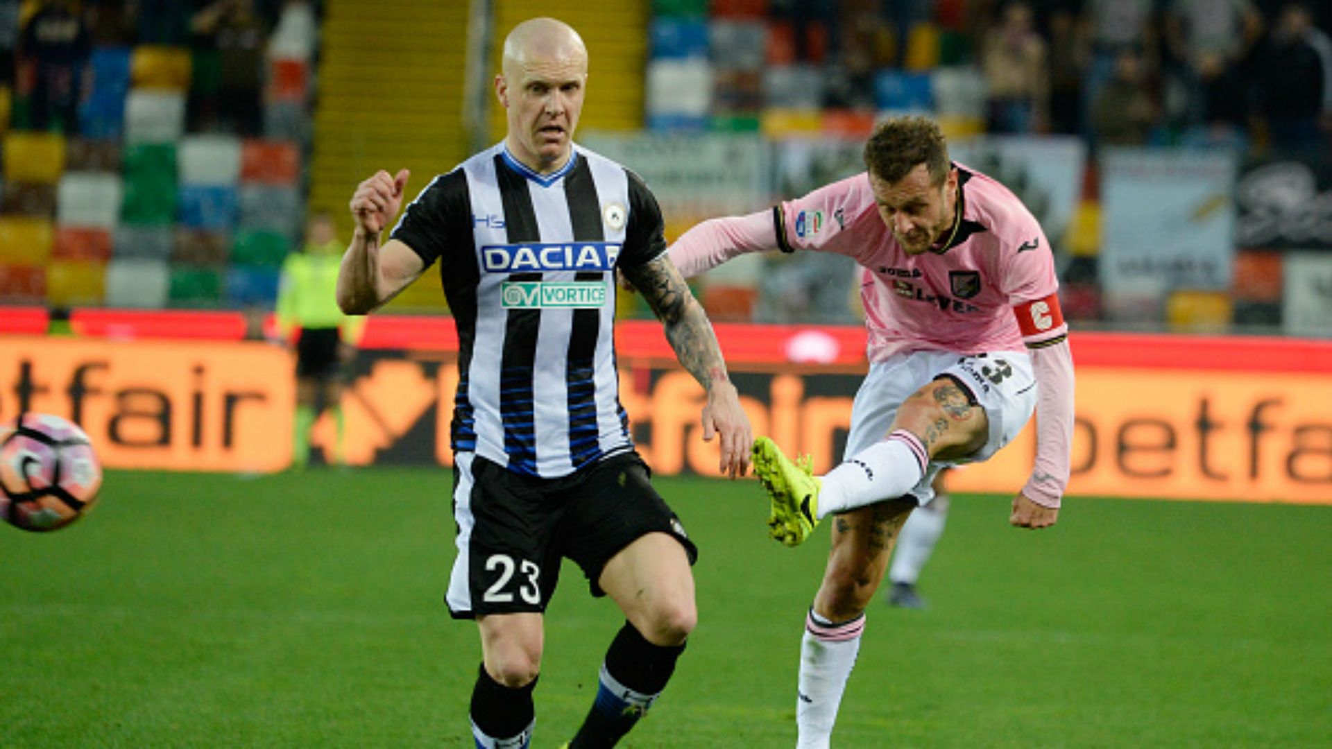 Emil Hallfredsson Alessandro Diamanti Udinese Palermo Serie A