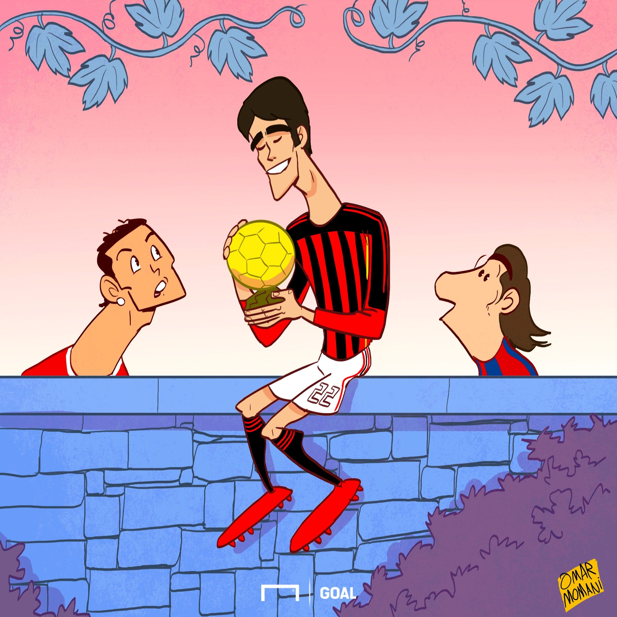 Kaká cartoon of the day