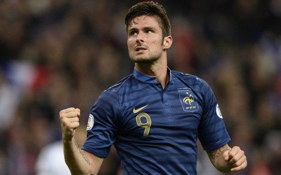 OLIVIER GIROUD FRANCE FINLAND 2014 WORLD CUP QUALIFIER 10152013