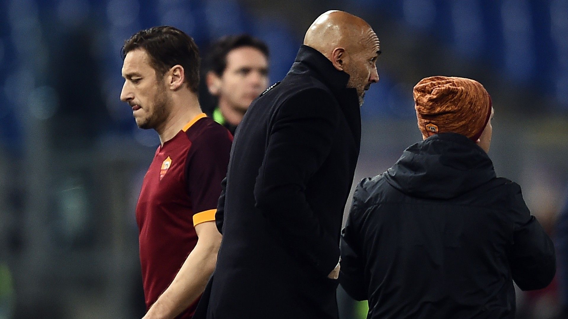 Luciano Spalletti Francesco Totti Roma