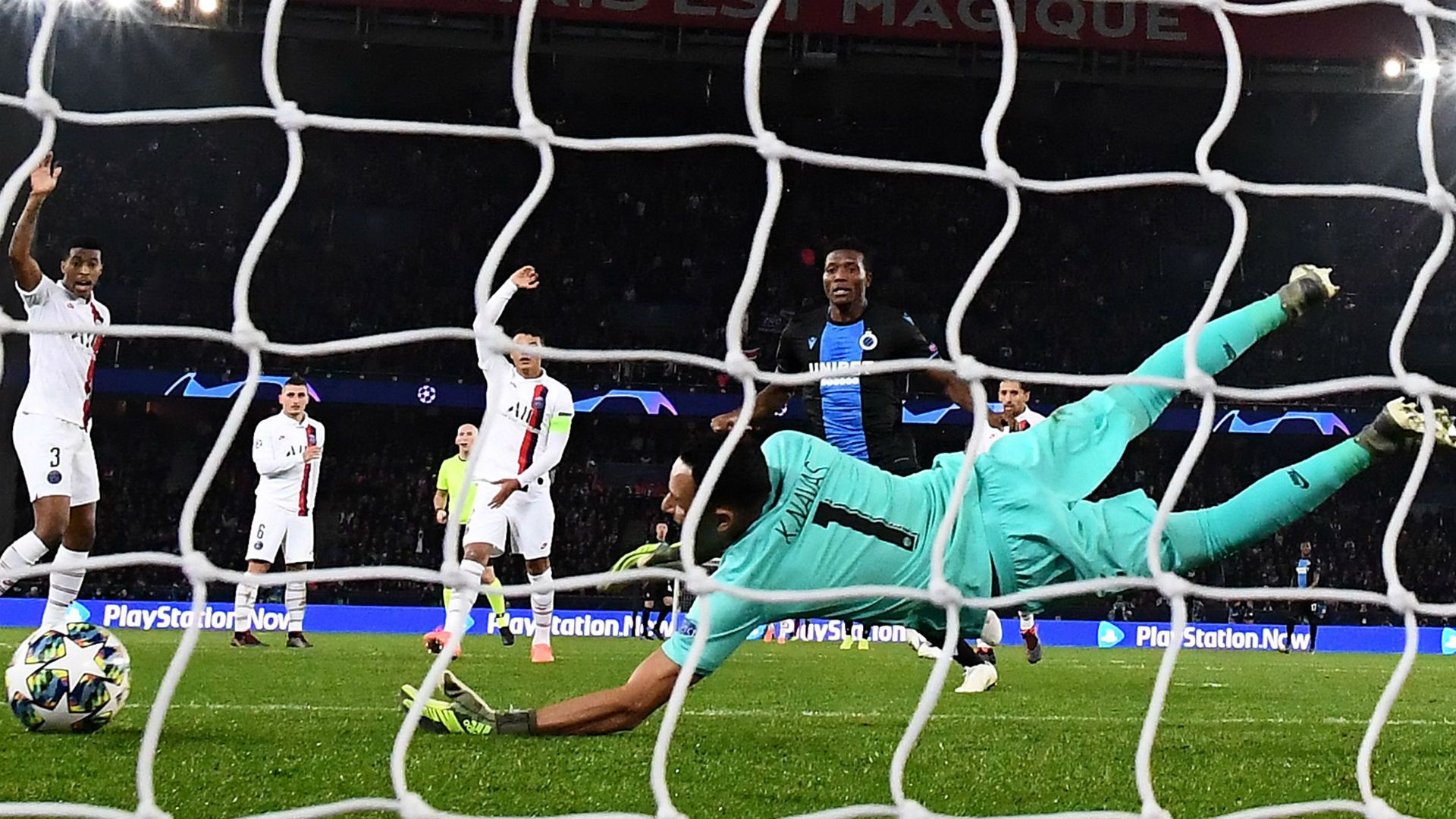 PSG Brugge Keylor Navas