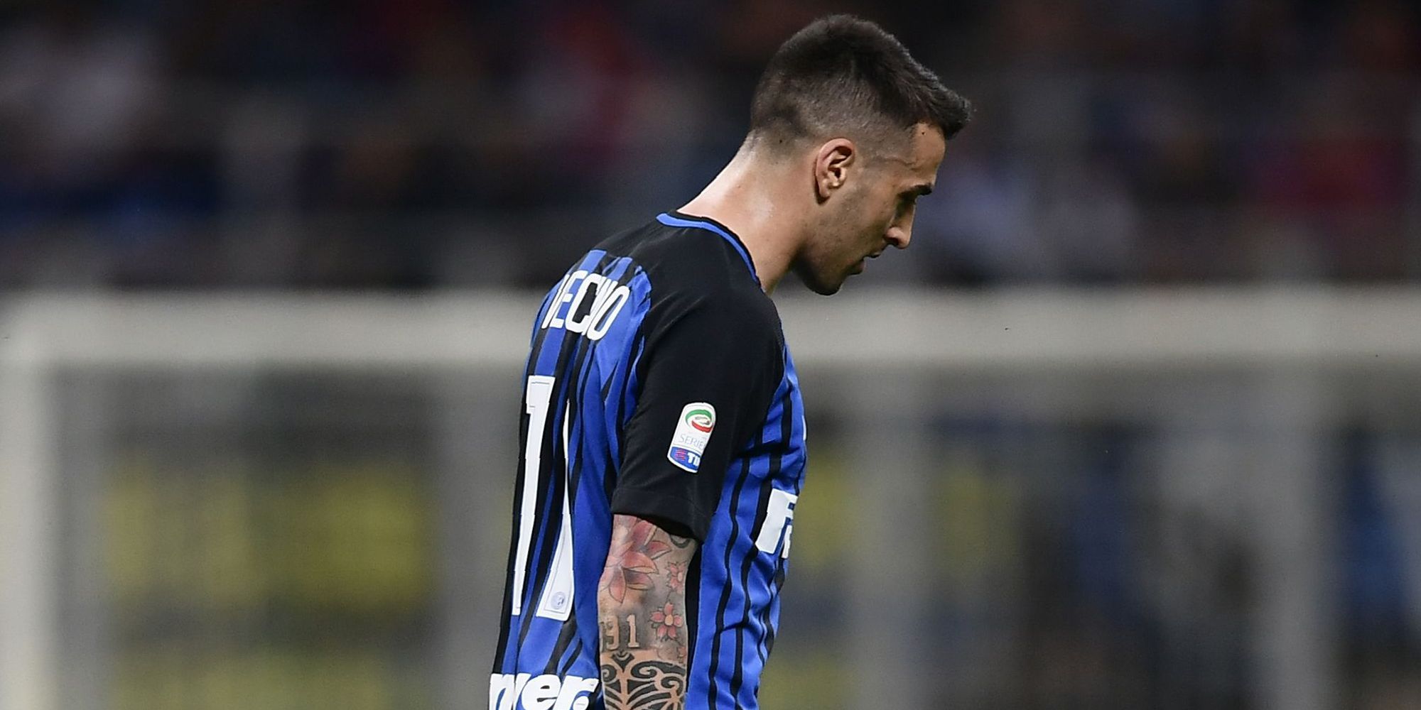 Vecino sent off Inter Juventus