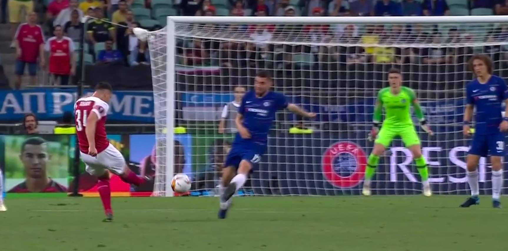 Granit Xhaka Chelsea Arsenal Europa League 2019
