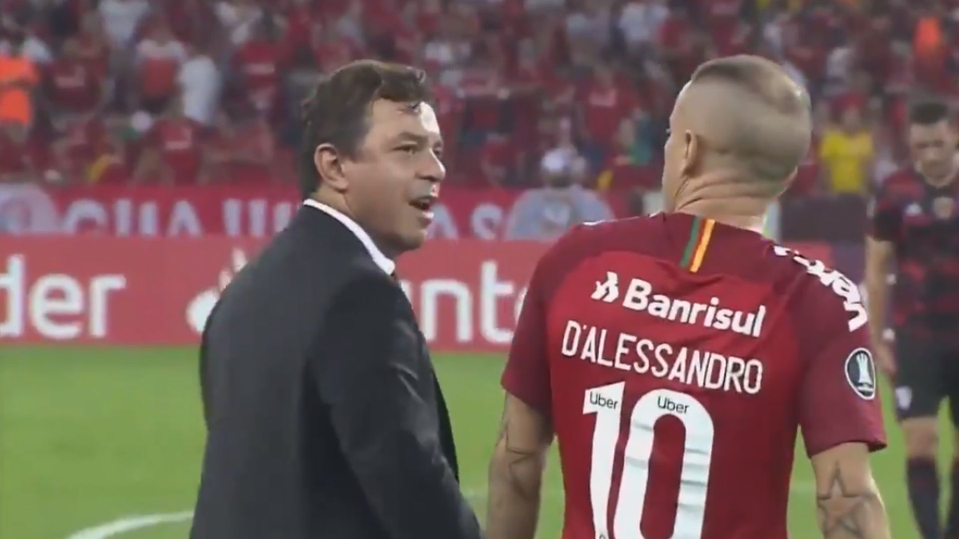 Gallardo D'Alessandro Internacional River Copa Libertadores Grupo A Fecha 3 Captura TV