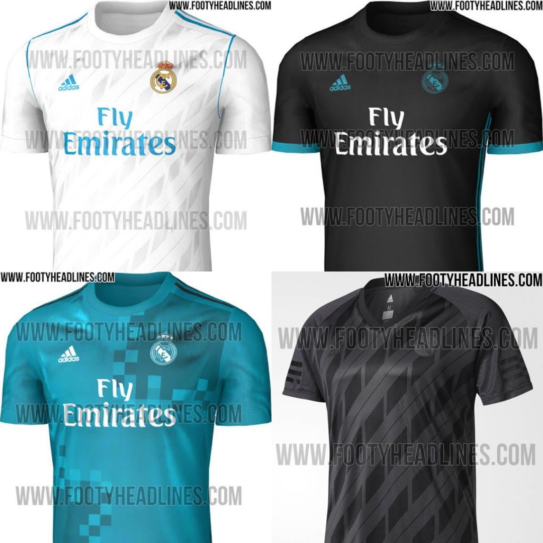 Camisetas filtradas del Real Madrid 17-18