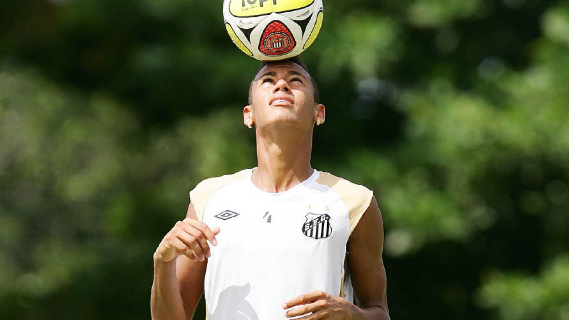 Neymar, treino Santos