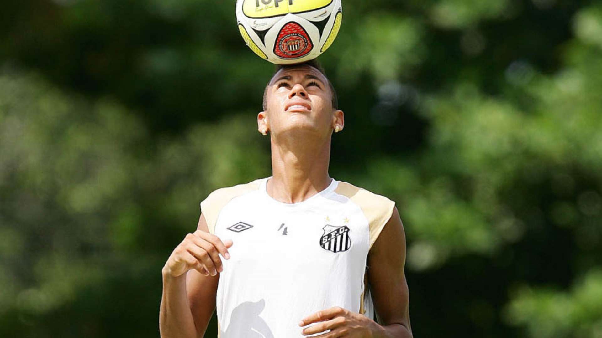 Neymar, treino Santos