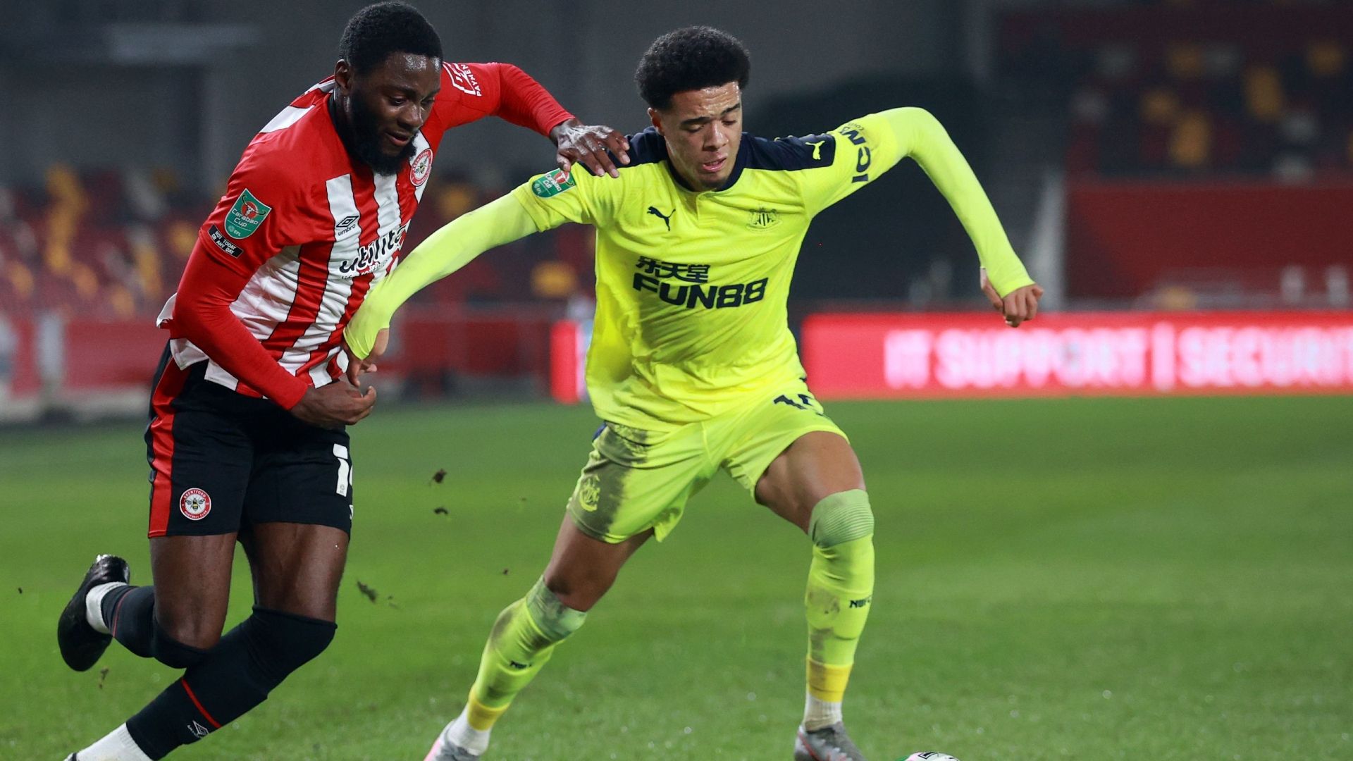 Josh Dasilva Brentford Jamal Lewis Newcastle