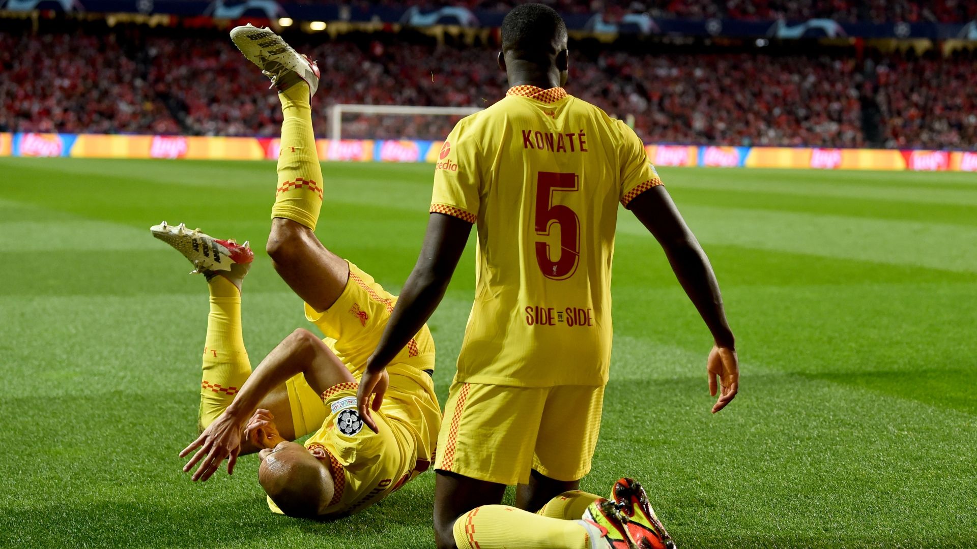 Fabinho Konate Liverpool Benfica 2021-22